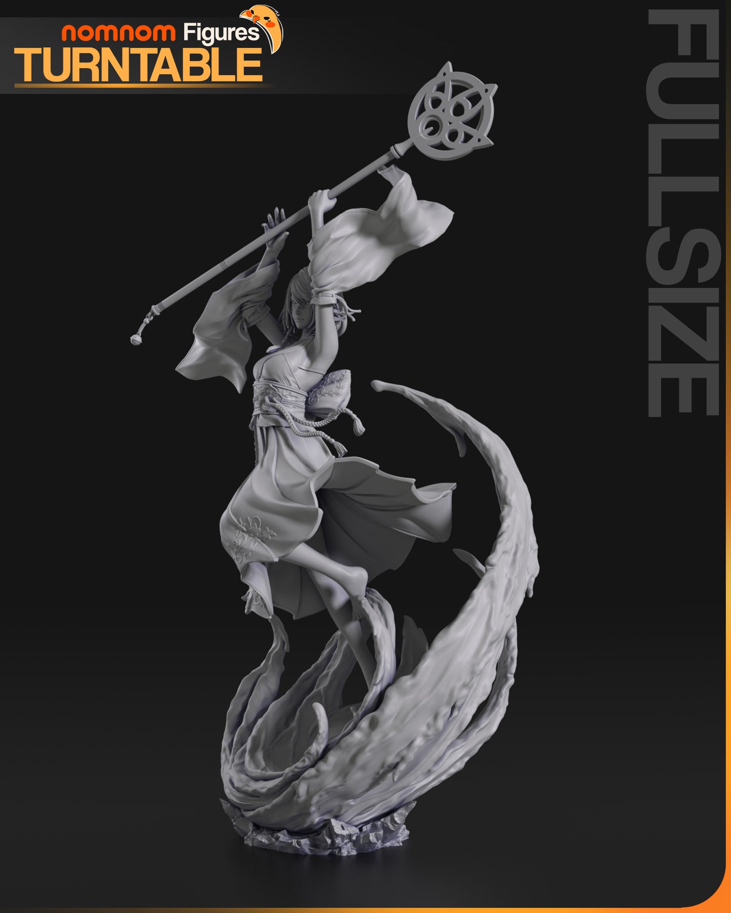 Yuna FFX - Unassembeld and Unpainted Garage Kit - Model Designed by NomNom Figures