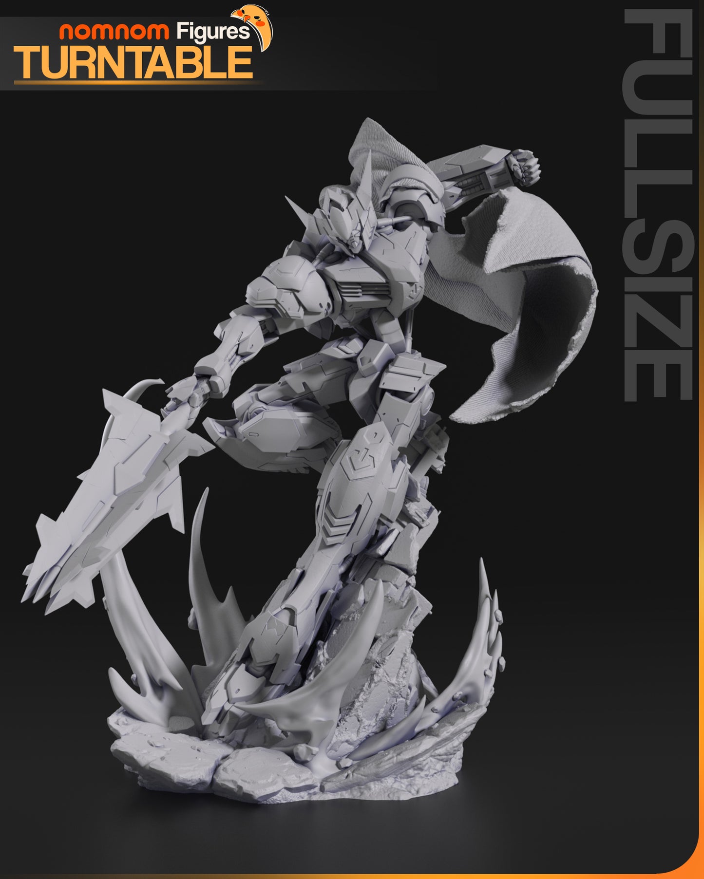 Barbatos - Unassembled and Unpainted Garage Kit - Model Designed by NomNom Figures