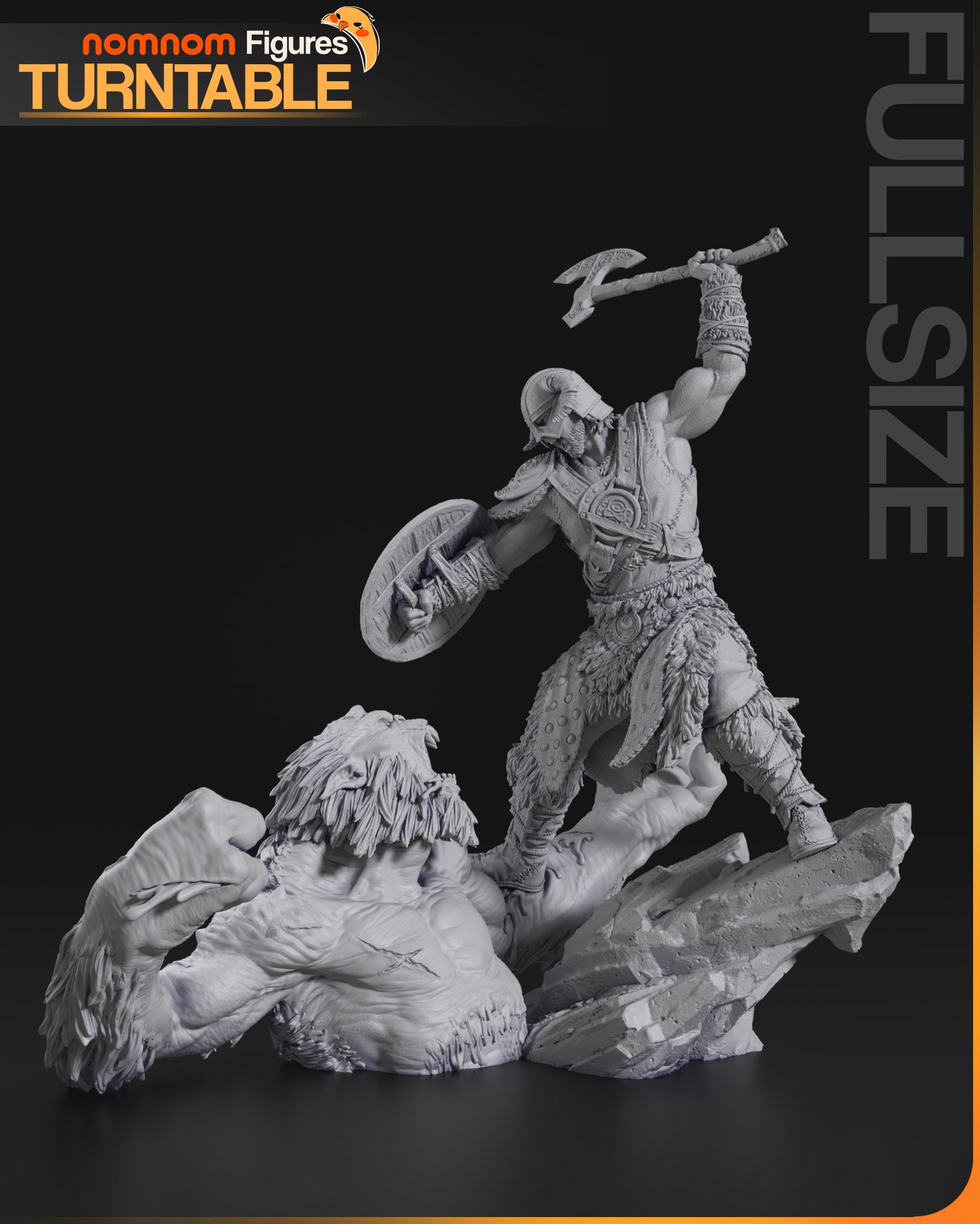 Dragonborn - Unassembled and Unpainted Garage Kit - Model Designed by NomNom Figures