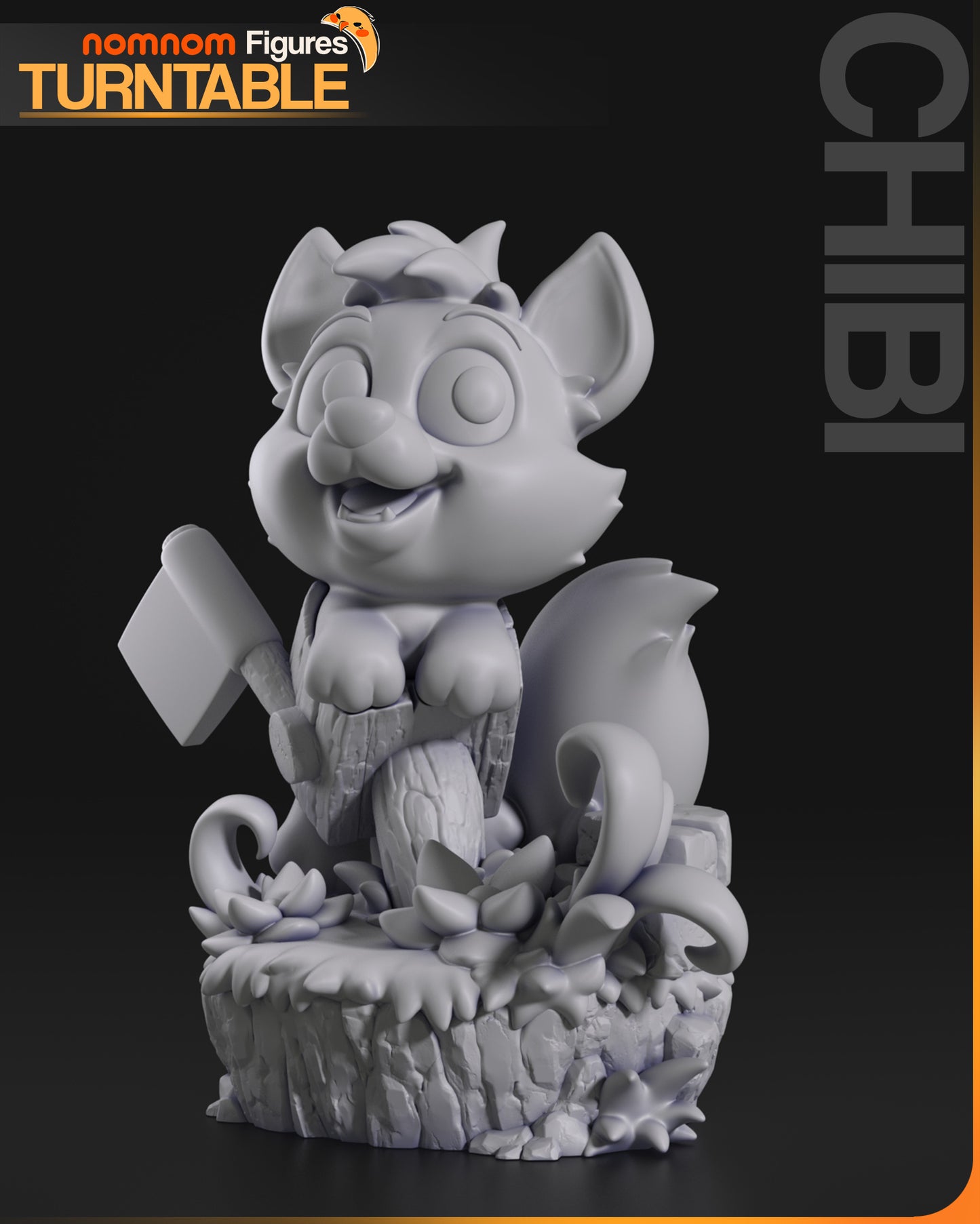 Chibi Tod - Unassembled and Unpainted Garage Kit - Model Designed by NomNom Figures