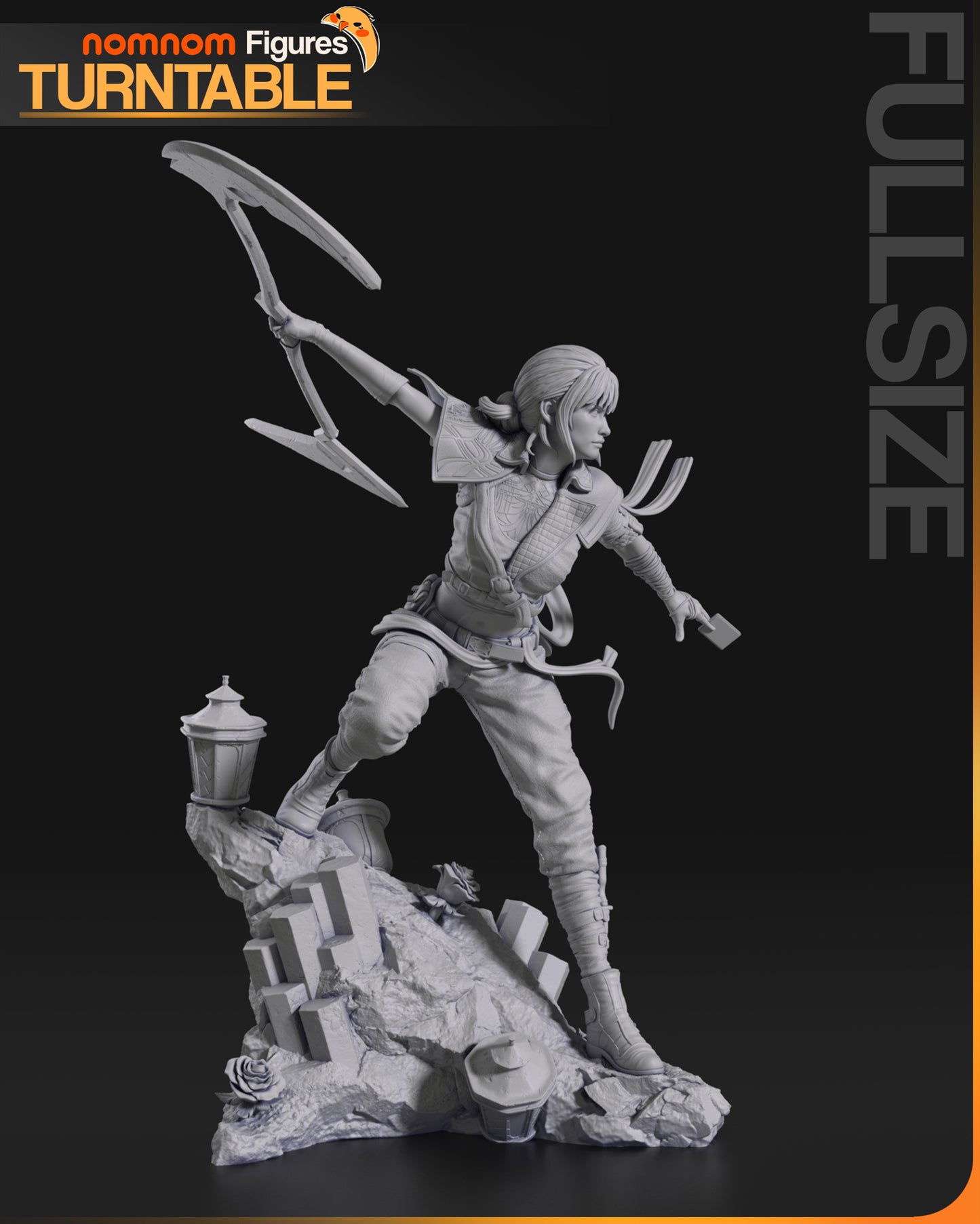 Sciel - Unassembled and Unpainted Garage Kit - Model Designed by NomNom Figures
