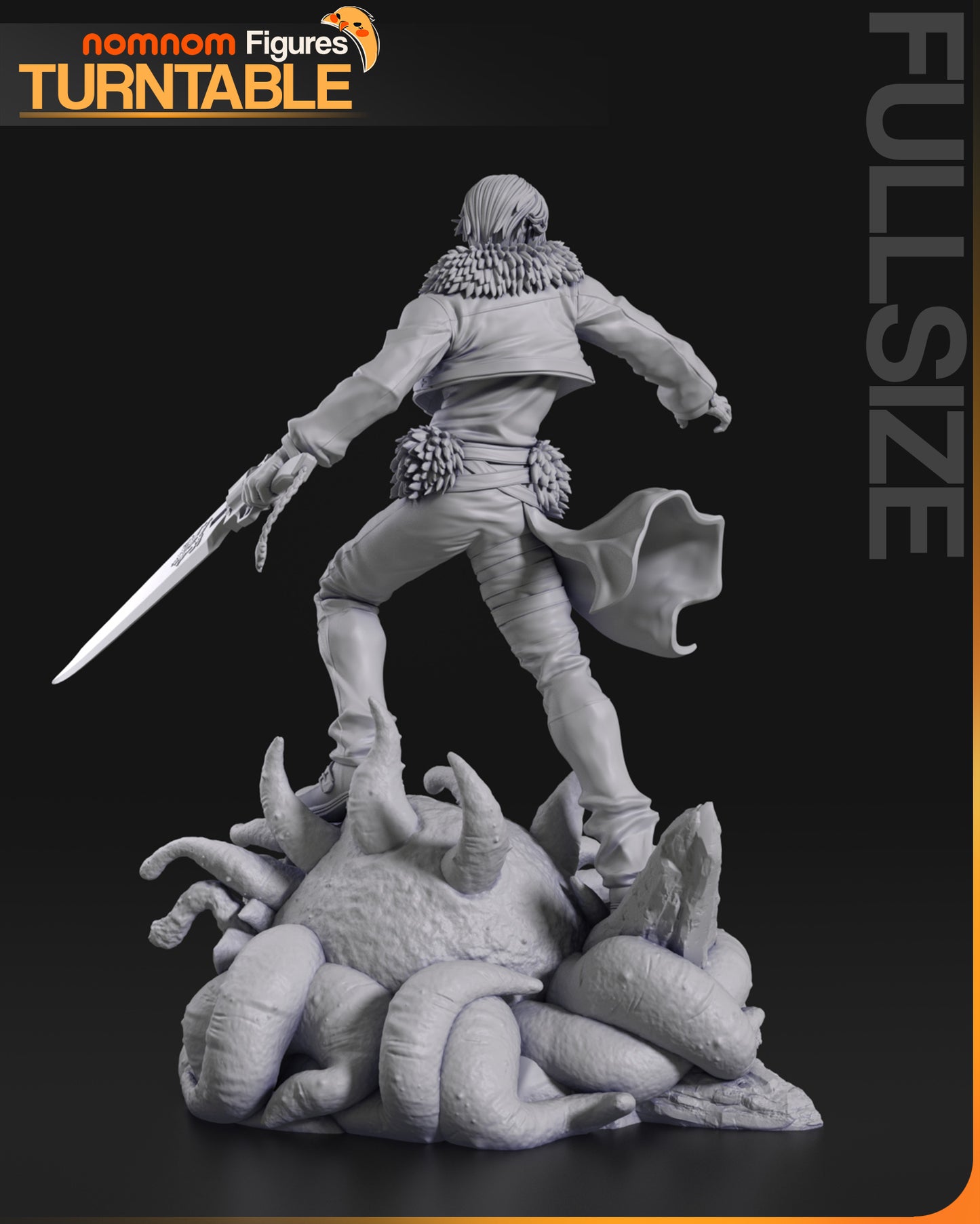 Squall - Unassembled and Unpainted Garage Kit - Model Designed by NomNom Figures