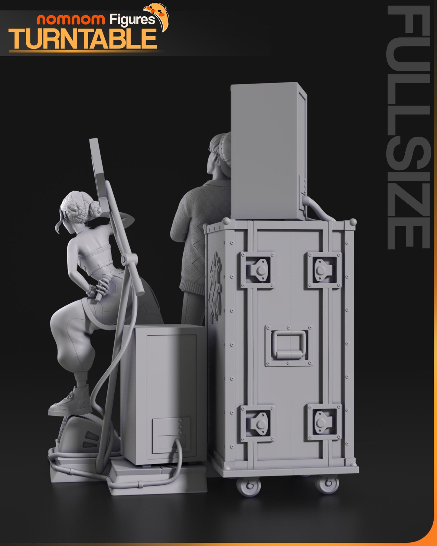 Zoey x Baby - Unassembled and Unpainted Garage Kit - Model Designed by NomNom Figures