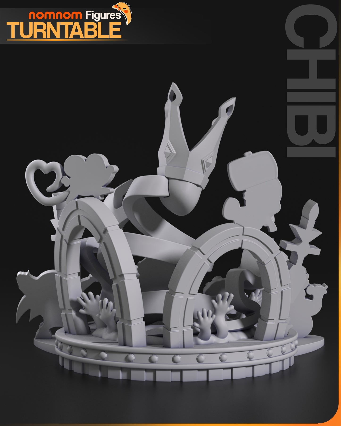 Chibi Paper Mario - Unassembled and Unpainted Garage Kit - Model Designed by NomNom Figures