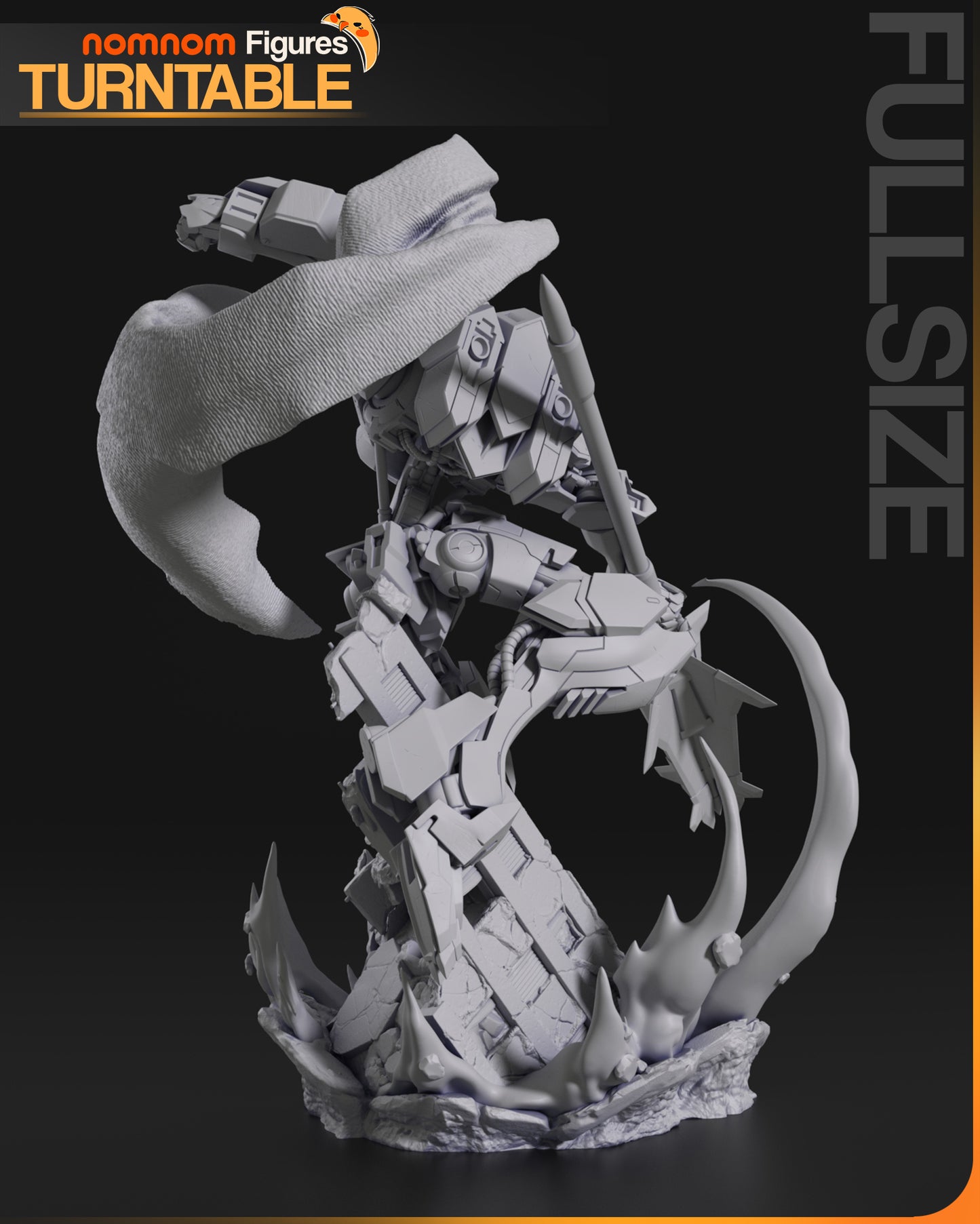 Barbatos - Unassembled and Unpainted Garage Kit - Model Designed by NomNom Figures