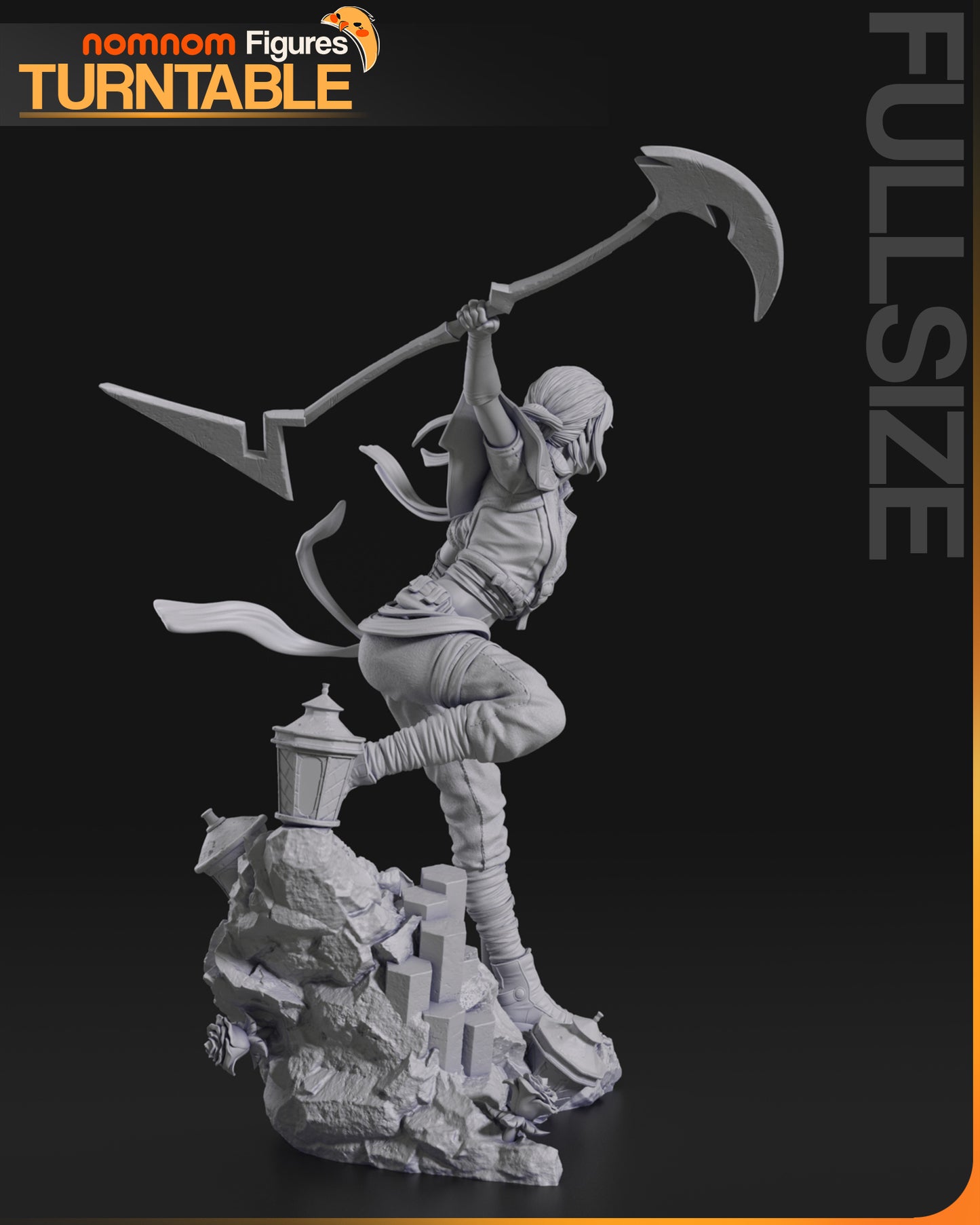 Sciel - Unassembled and Unpainted Garage Kit - Model Designed by NomNom Figures