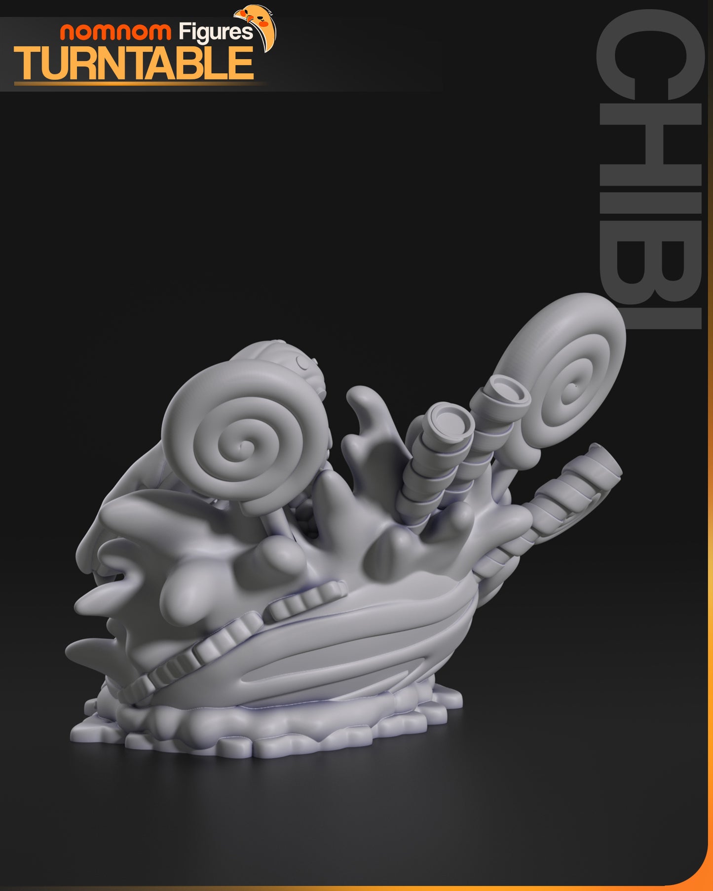 Chibi Vanellope - Unassembled and Unpainted Garage Kit - Model Designed by NomNom Figures
