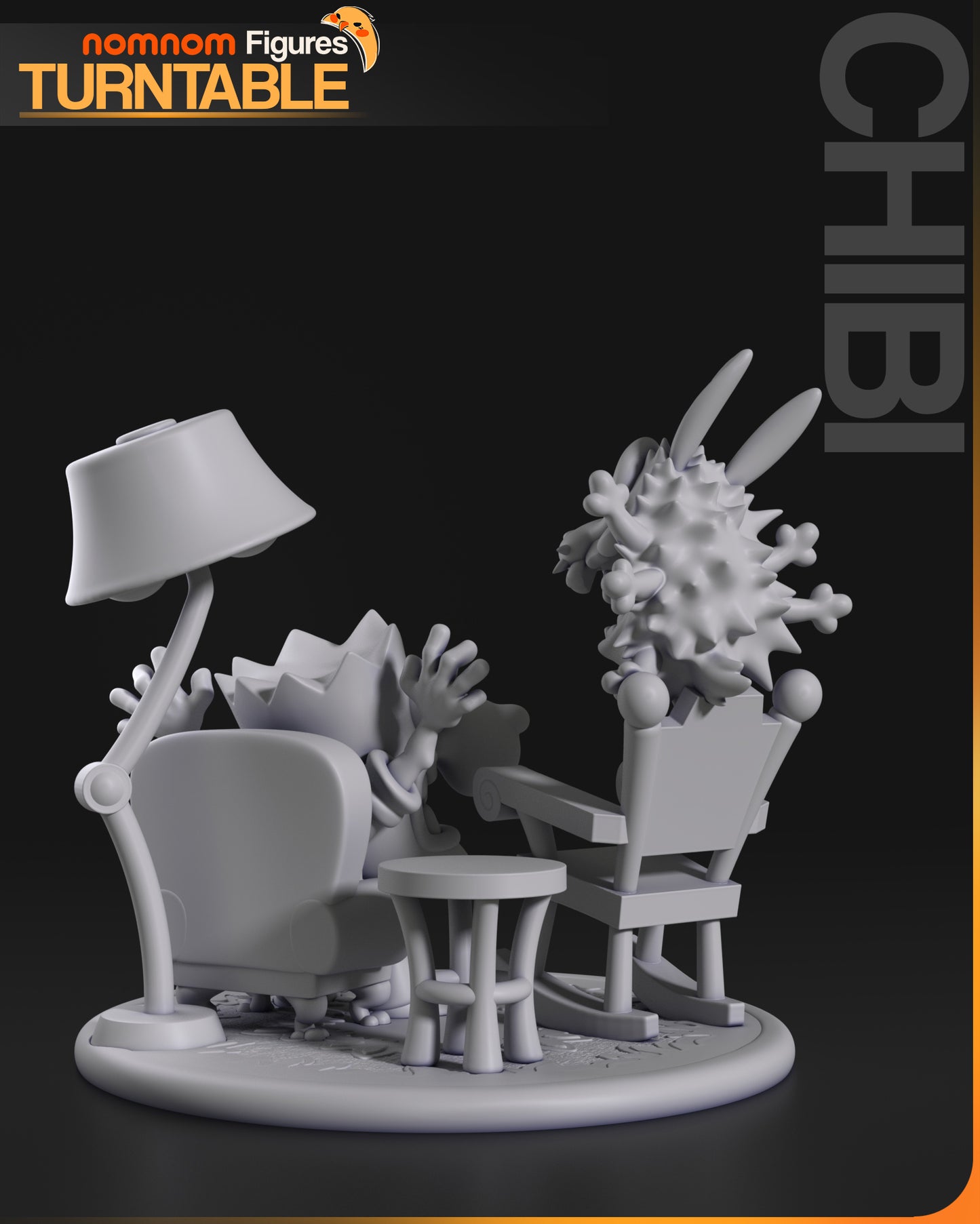 Chibi Courage - Unasembled and Unpainted Garage Kit - Model Designed by NomNom Figures