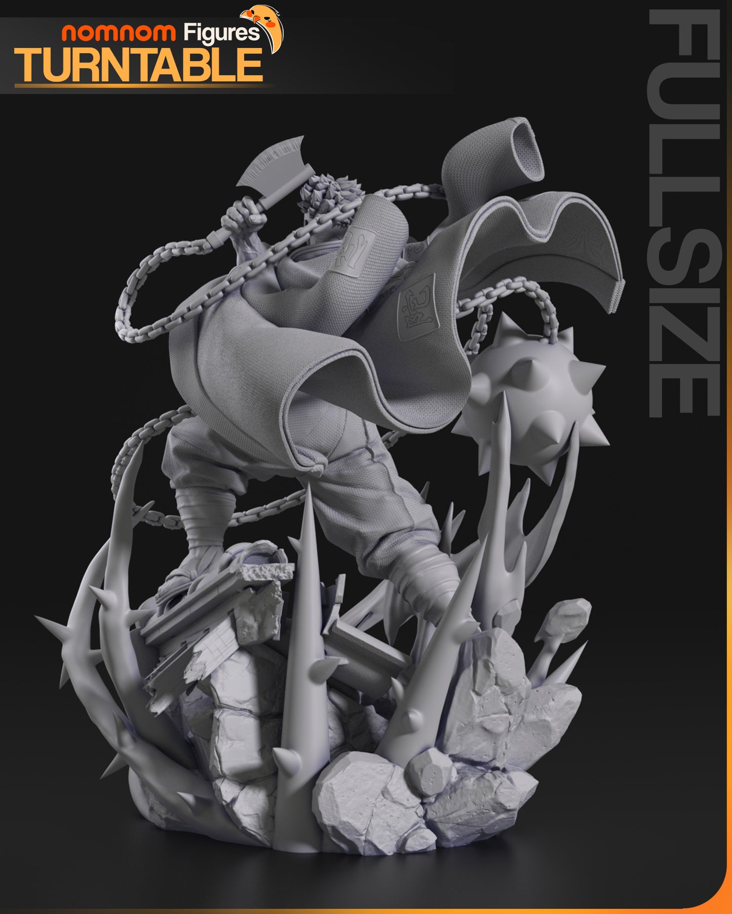 Gyomei - Unassembled and Unpainted Garage Kit - Model Designed by NomNom Figures