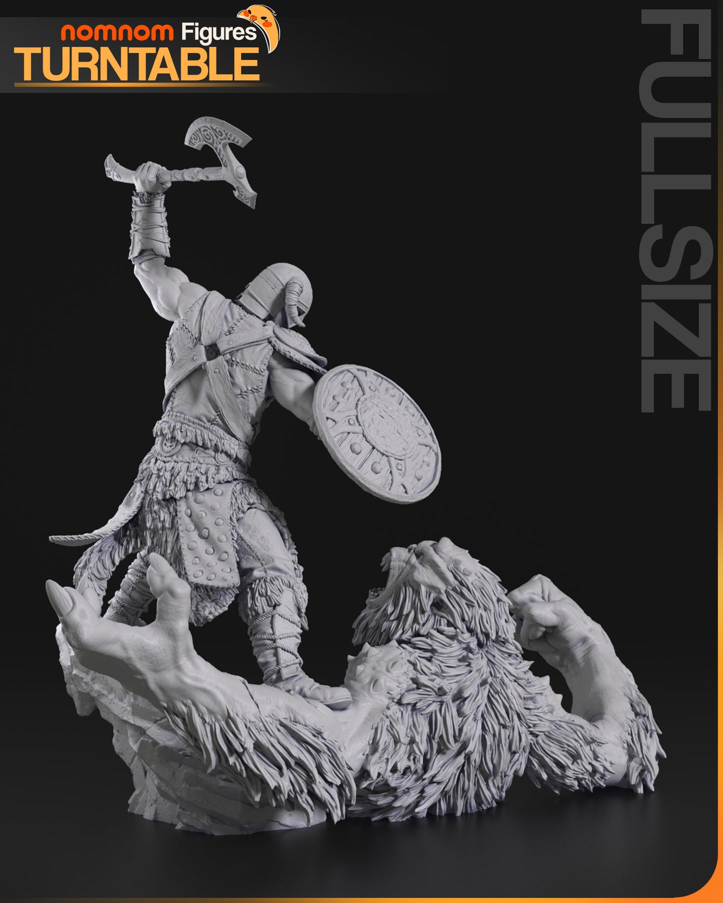 Dragonborn - Unassembled and Unpainted Garage Kit - Model Designed by NomNom Figures