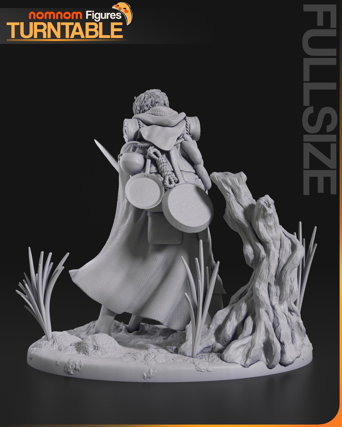 Samwise Gamgee - Unassembled and Unpainted Garage Kit - Model Designed by NomNom Figures