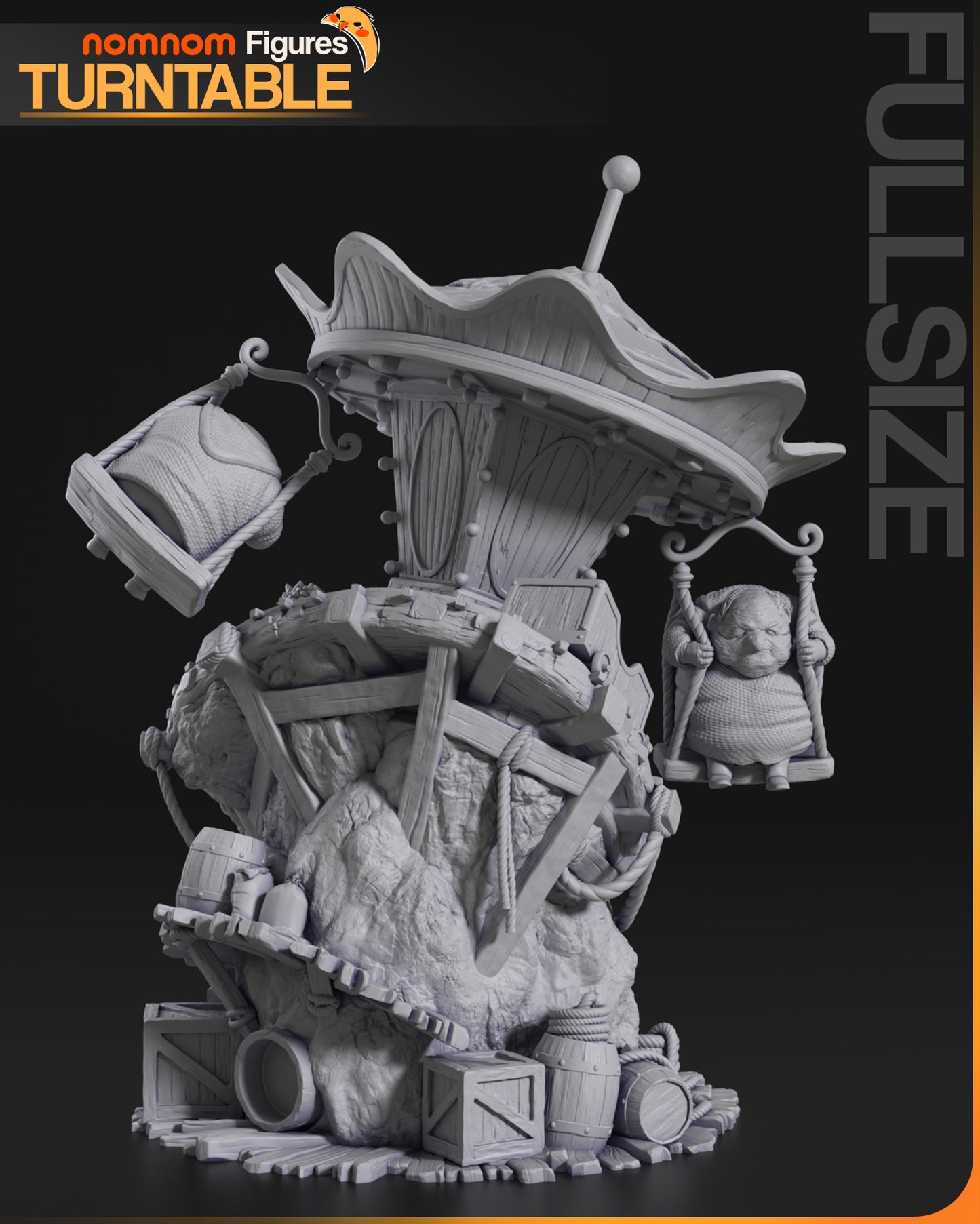 Alone x Low - Unassembled and Unpainted Garage Kit - Model Designed by NomNom Figures