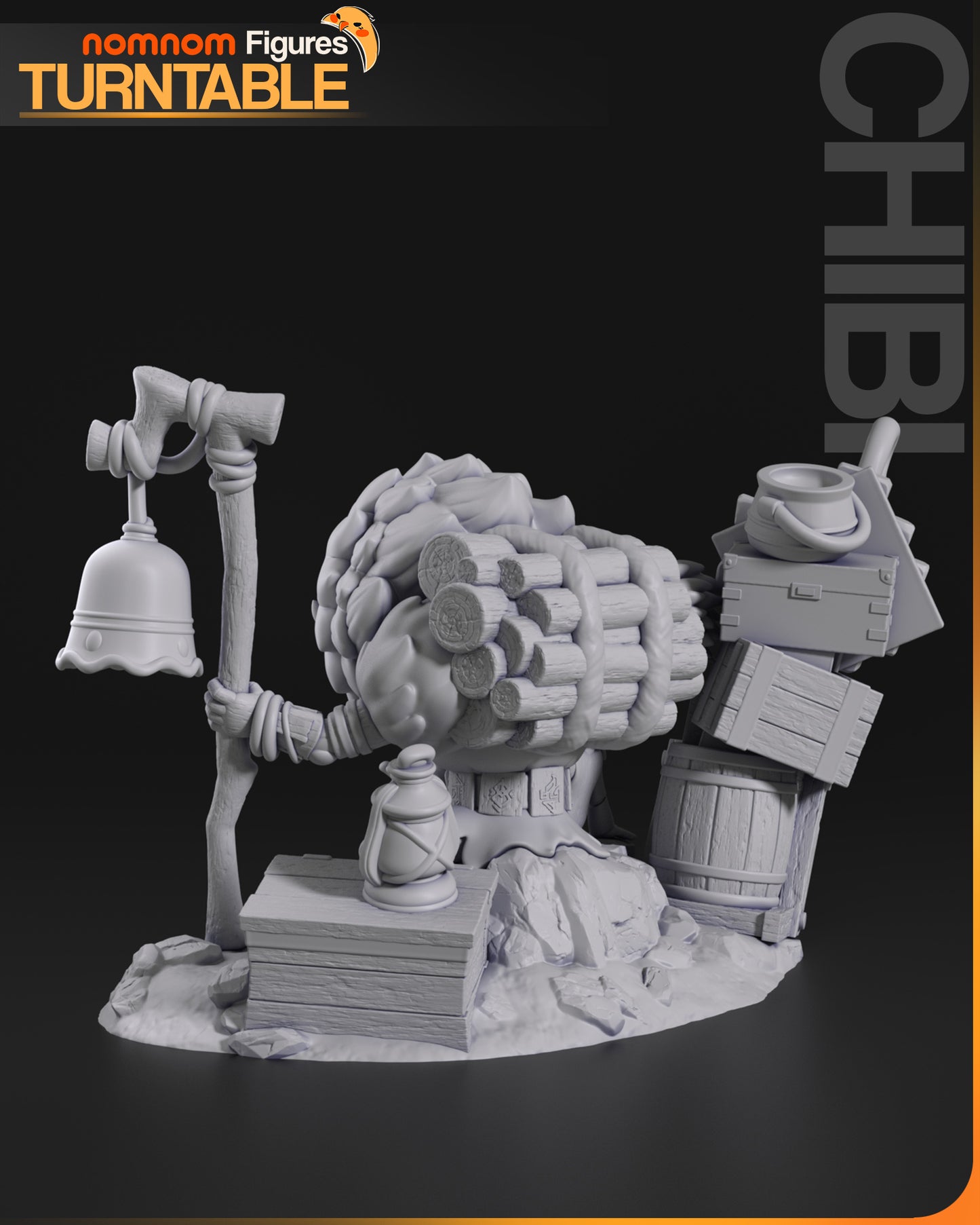 Noco - Unassembled and Unpainted Garage Kit - Model Designed by NomNom Figures