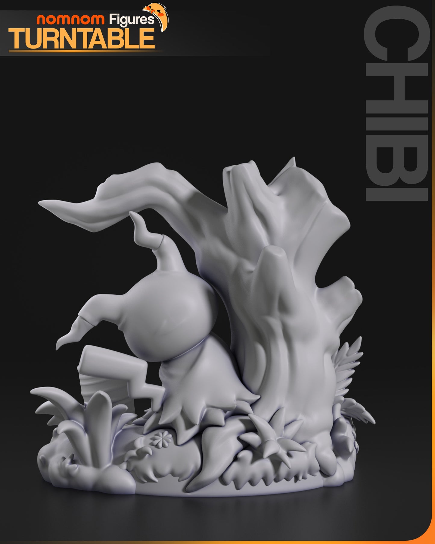 Chibi Mimikyu - Unassembled and Unpainted Garage Kit - Model Designed by NomNom Figures