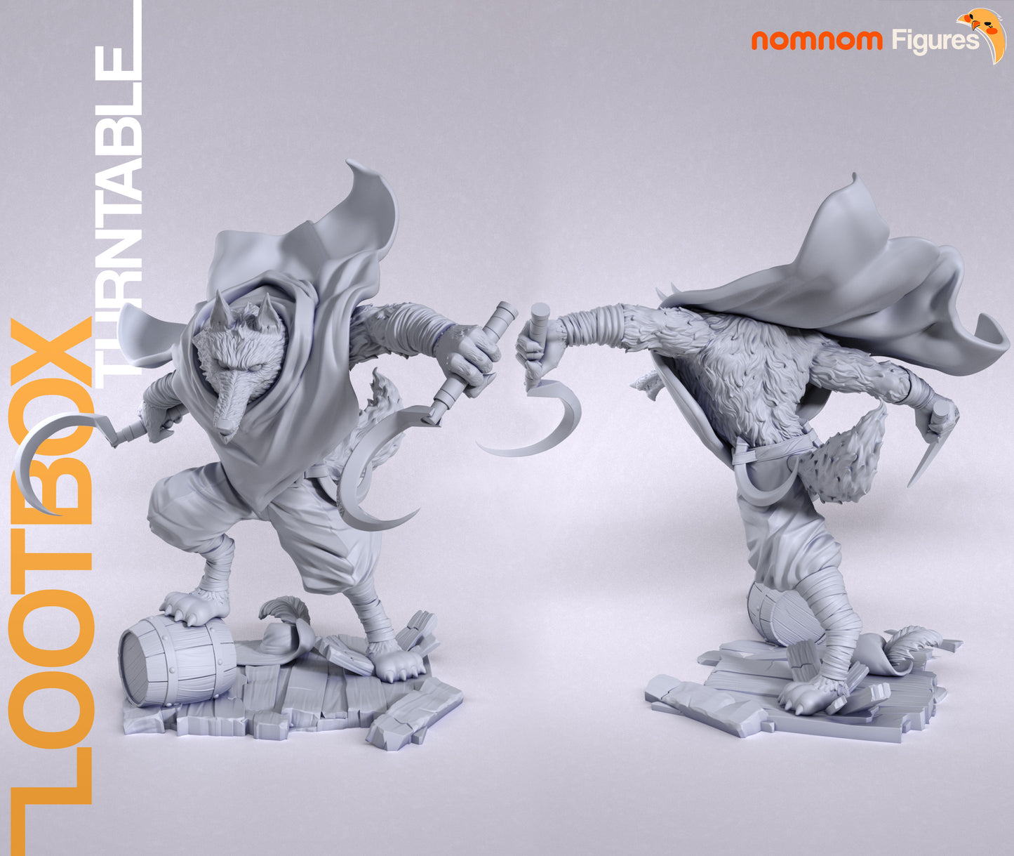 Death (Puss n Boots) - Unassembled and Unpainted Garage Kit - Model Designed by NomNom Figures