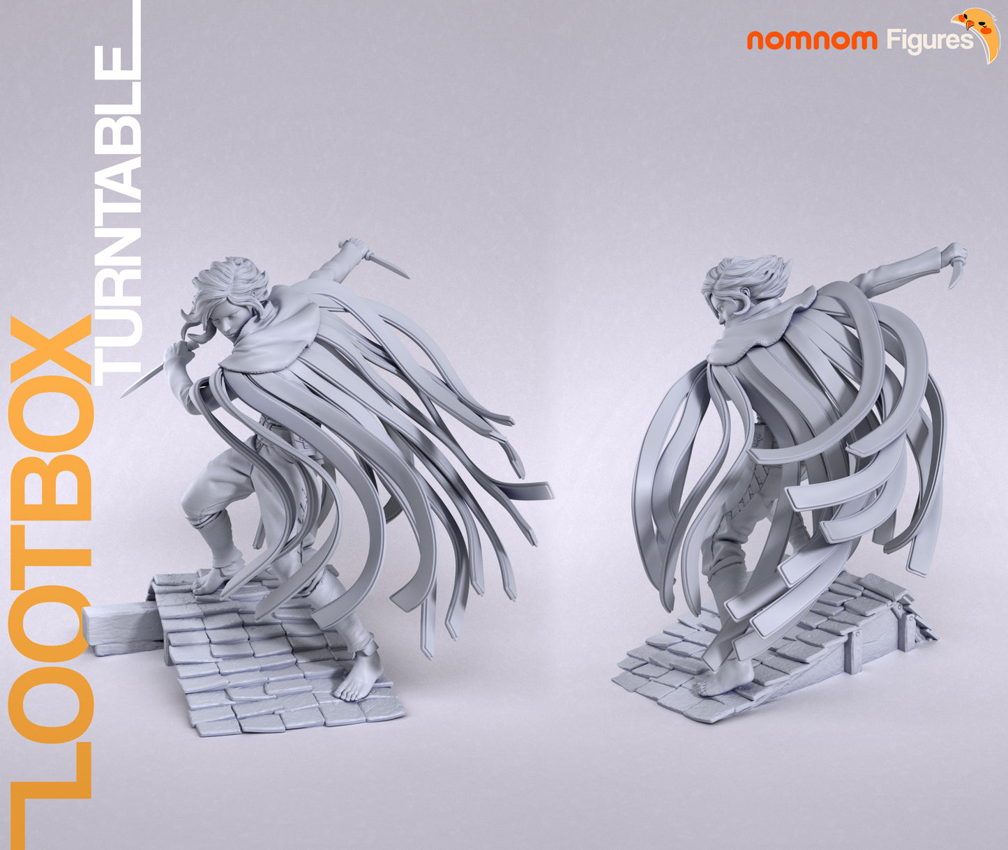 Vin - Unassembled and Unpainted Garage Kit - Model Designed by NomNom Figures