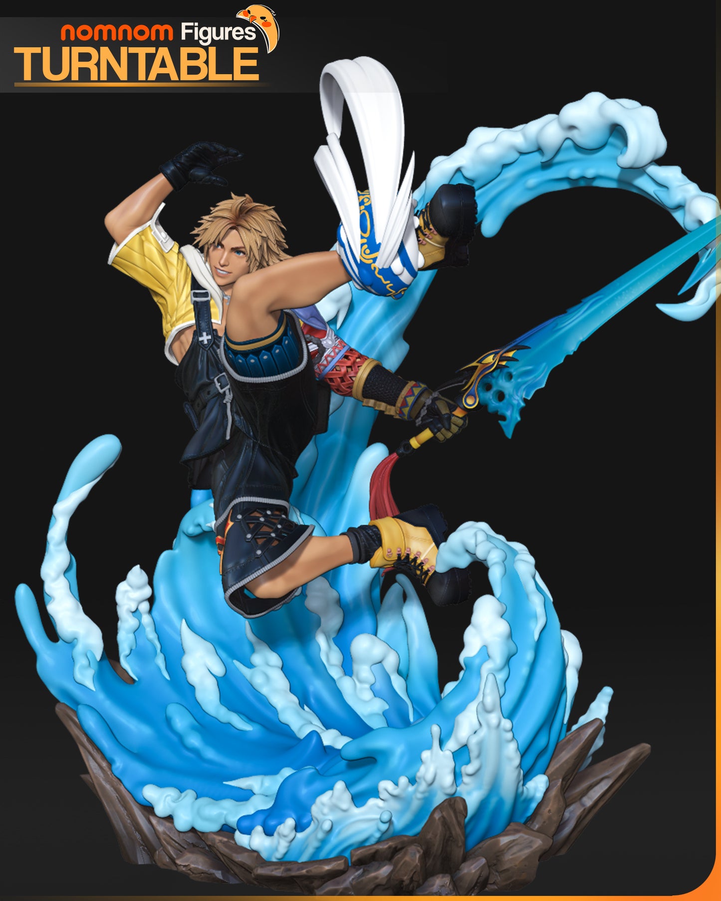 Tidus - Unassembled and Unpainted Garage Kit - Model Designed by NomNom Figures