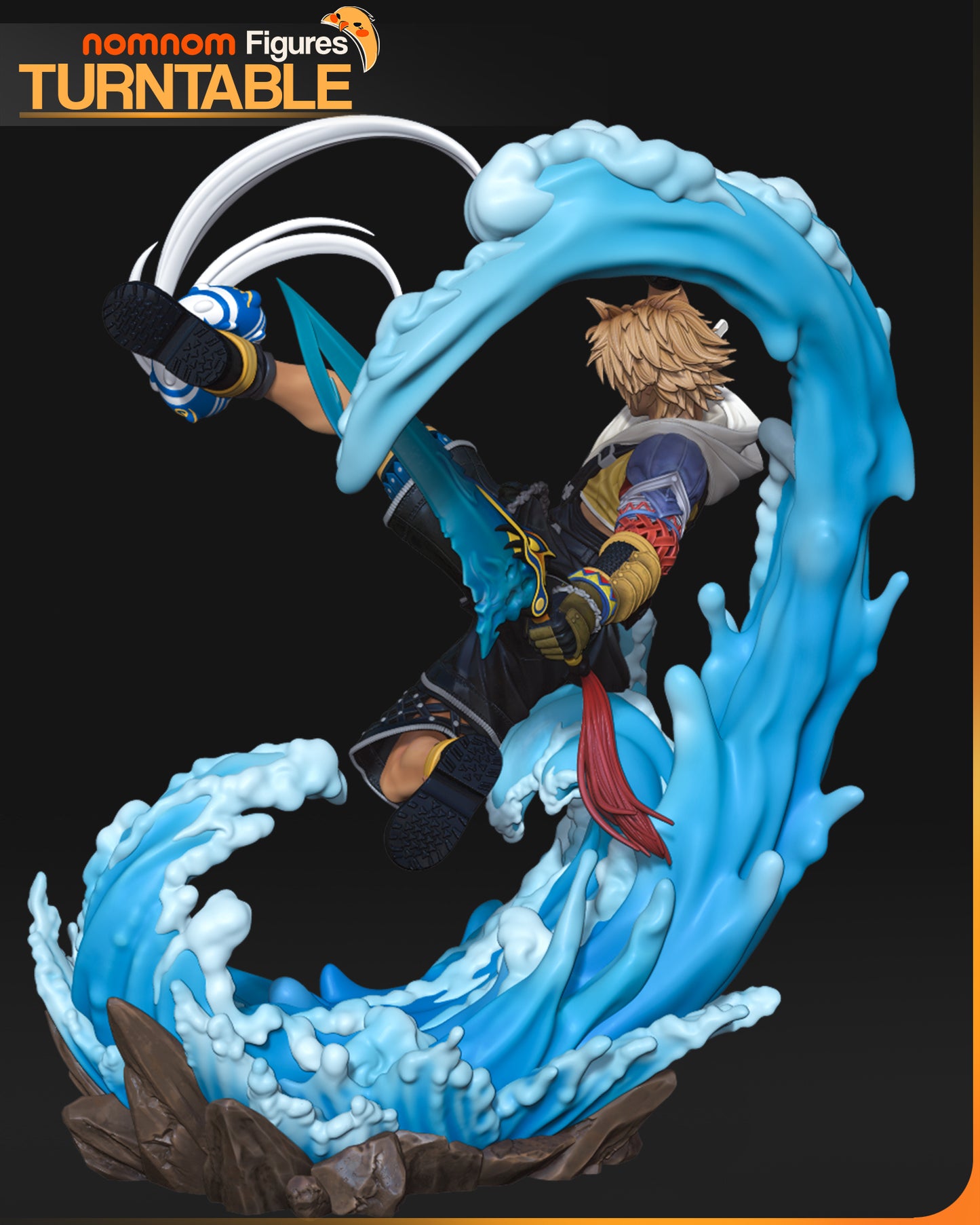 Tidus - Unassembled and Unpainted Garage Kit - Model Designed by NomNom Figures