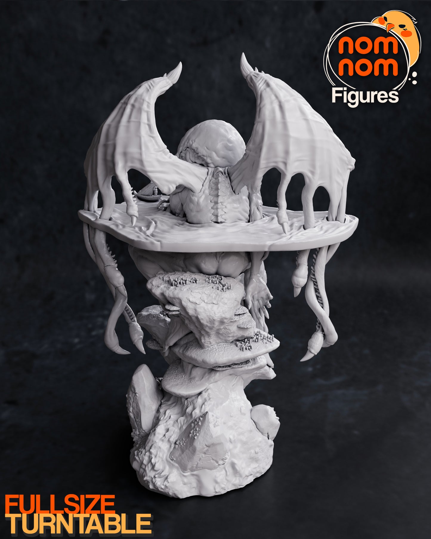 Cthulu - Unassembled and Unpainted Garage Kit - Model Designed by NomNom Figures