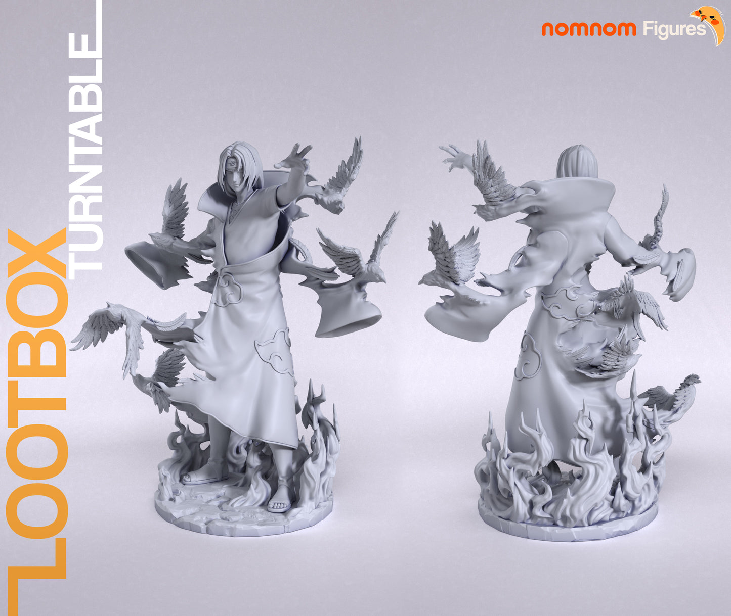 Itachi Uchiha - Unassembled and Unpainted Garage Kit - Model Designed by Nomnom Figures