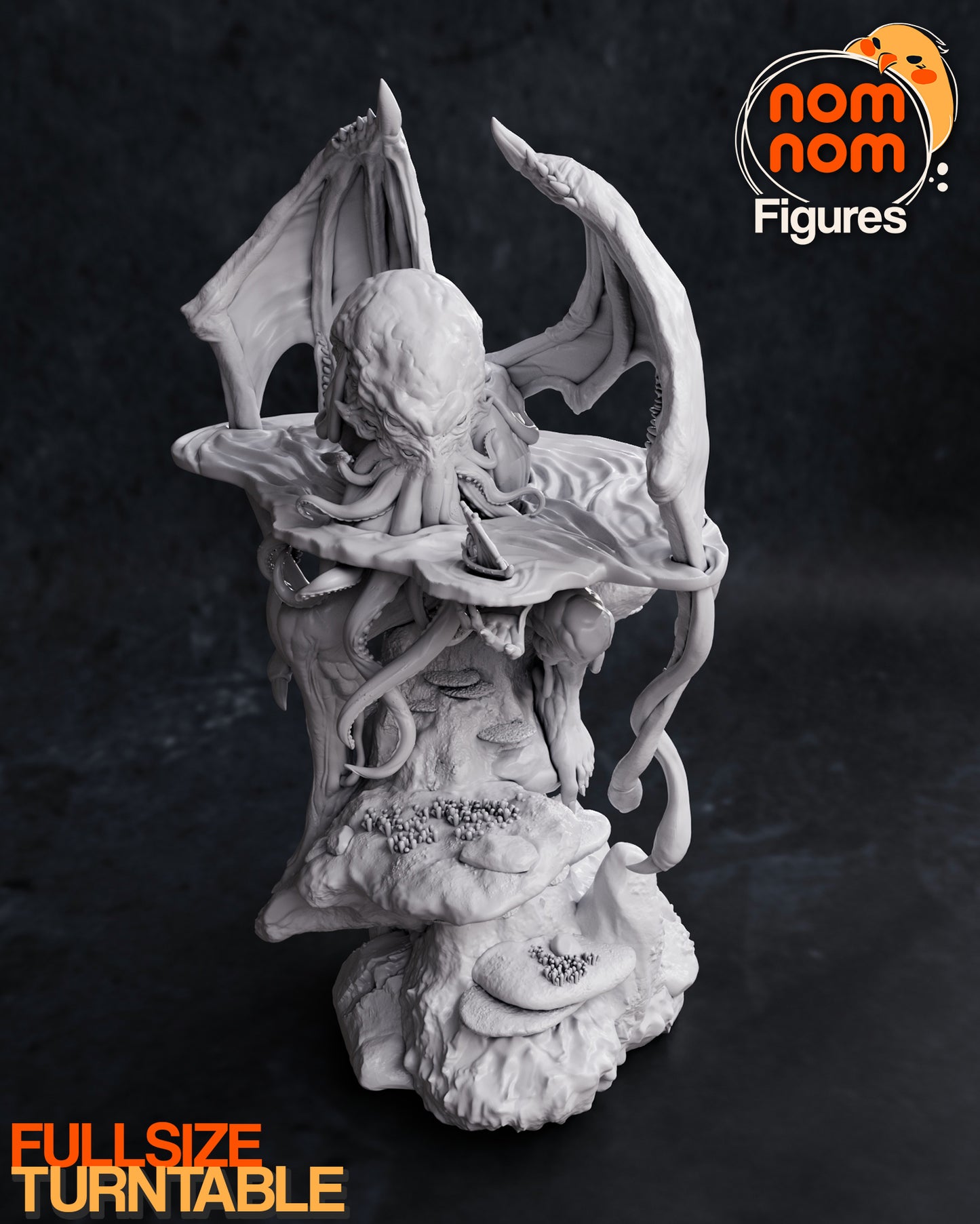 Cthulu - Unassembled and Unpainted Garage Kit - Model Designed by NomNom Figures