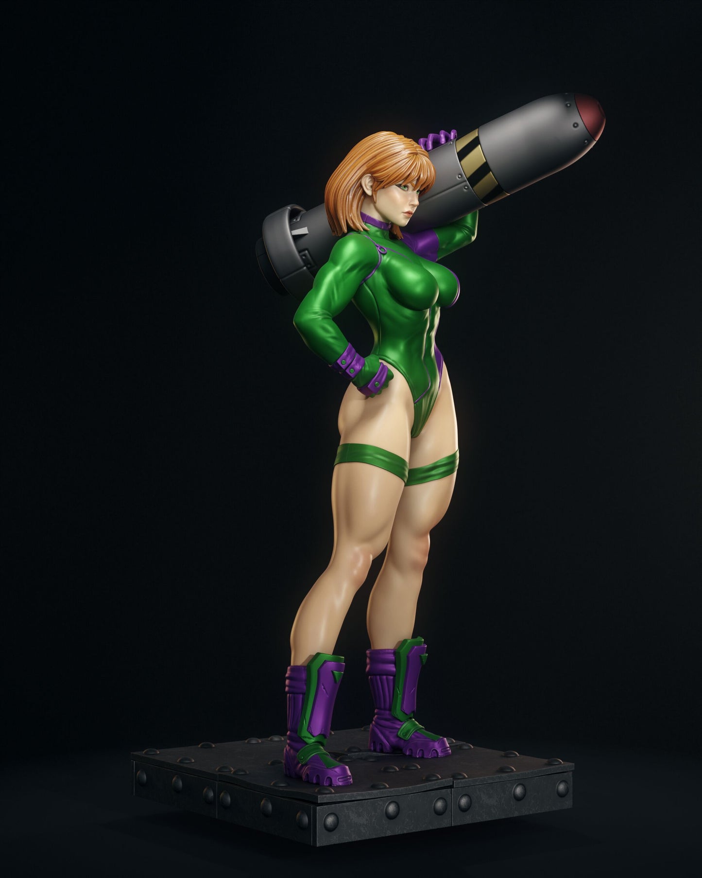 Caitlin Fairchild - Unassembled and Unpainted Garage Kit - Model Designed by Abe3d/Jungles