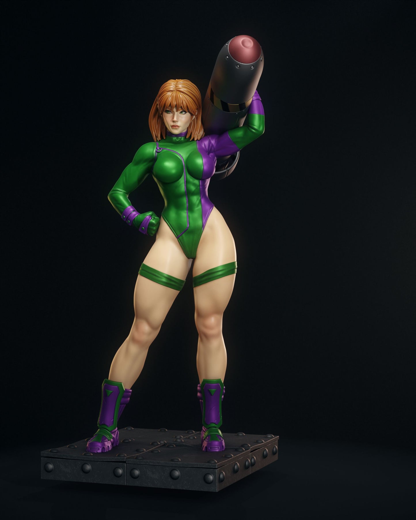 Caitlin Fairchild - Unassembled and Unpainted Garage Kit - Model Designed by Abe3d/Jungles