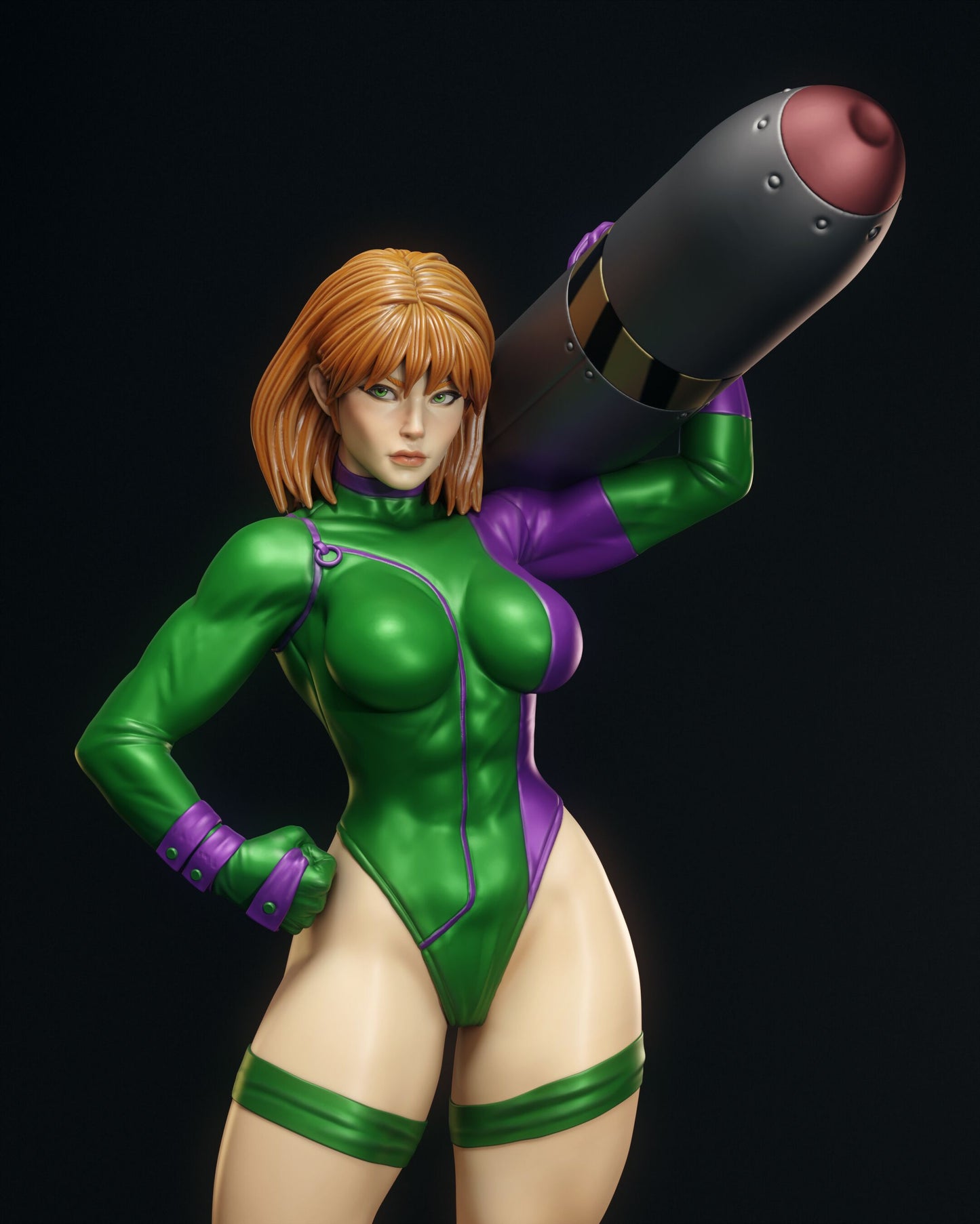 Caitlin Fairchild - Unassembled and Unpainted Garage Kit - Model Designed by Abe3d/Jungles