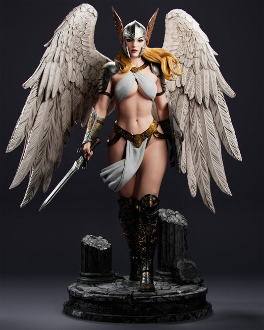 Valkyrie - Unassembled and Unpainted Garage Kit - Model Designed by Abe3D/Marcio