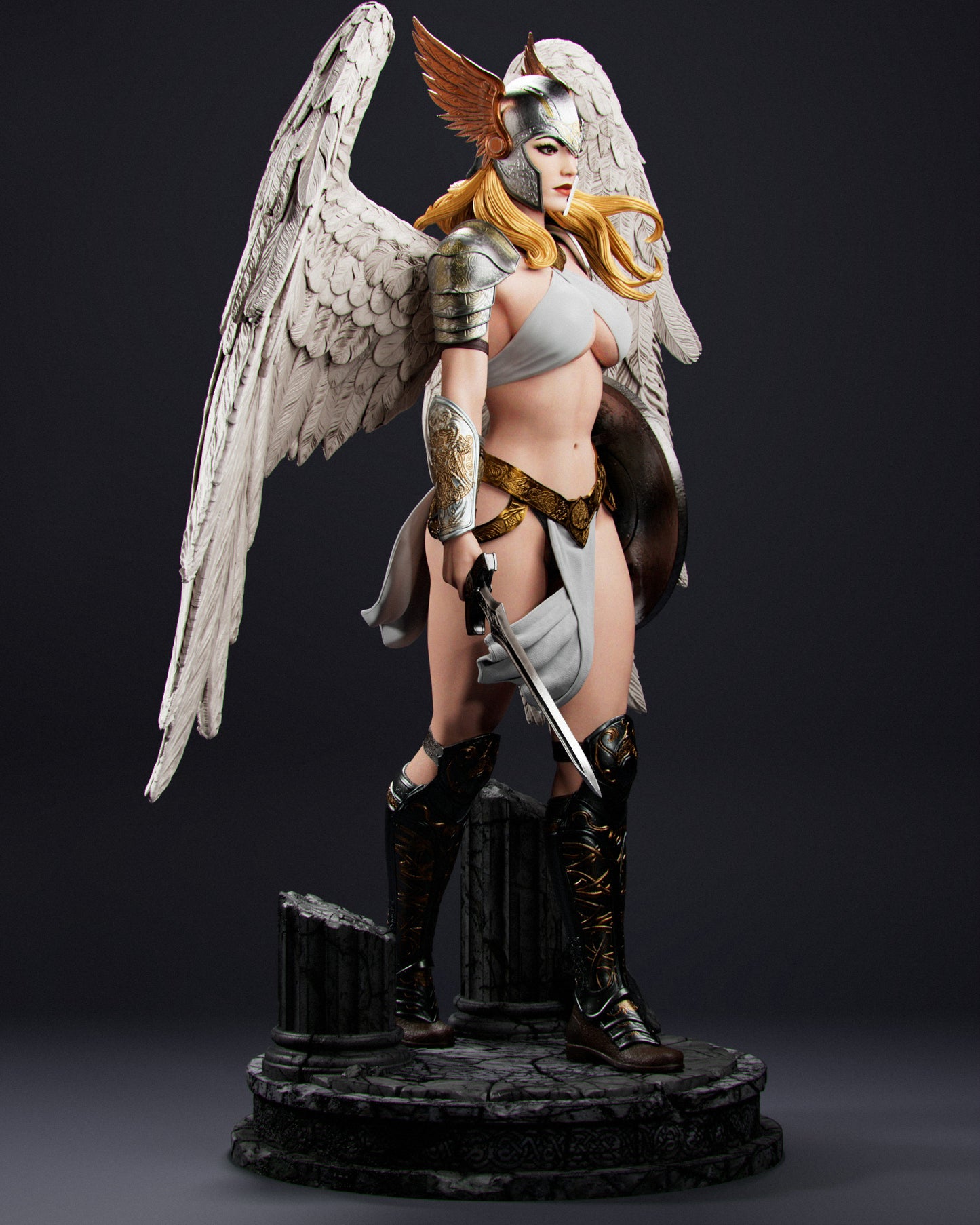 Valkyrie - Unassembled and Unpainted Garage Kit - Model Designed by Abe3D/Marcio