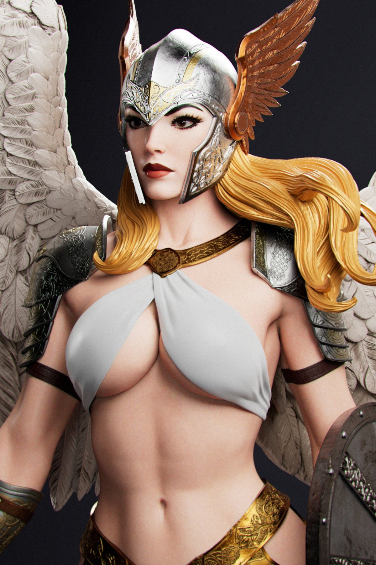 Valkyrie - Unassembled and Unpainted Garage Kit - Model Designed by Abe3D/Marcio