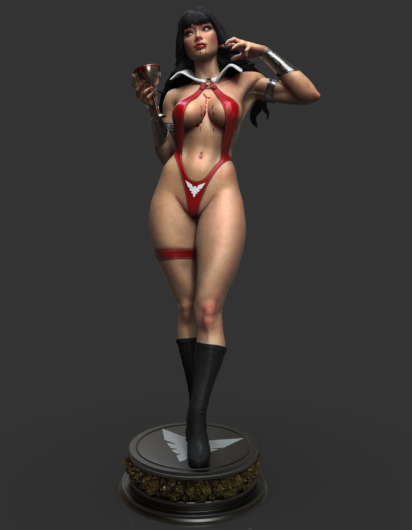 Vampirella V2 - Unassembled and Unpainted - Model Desgined by Abe3d/Dellas