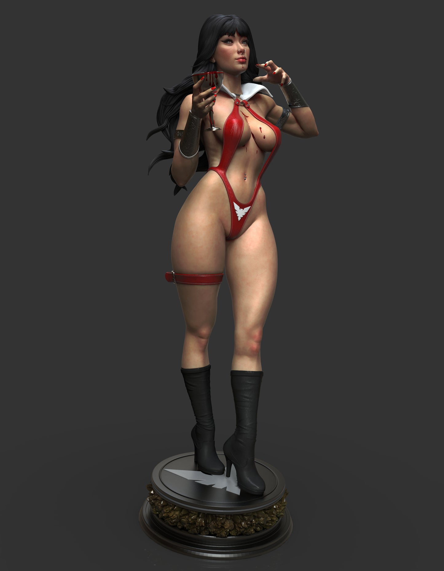 Vampirella V2 - Unassembled and Unpainted - Model Desgined by Abe3d/Dellas