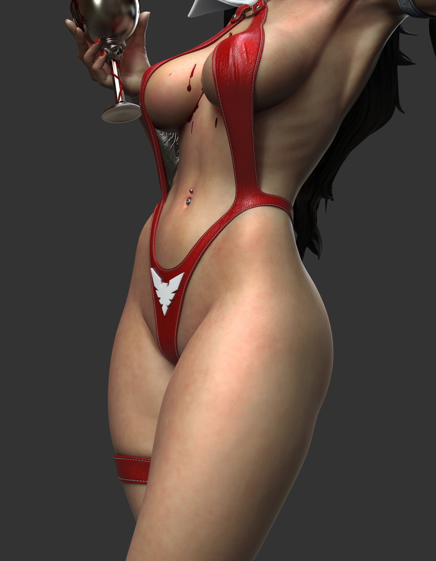 Vampirella V2 - Unassembled and Unpainted - Model Desgined by Abe3d/Dellas