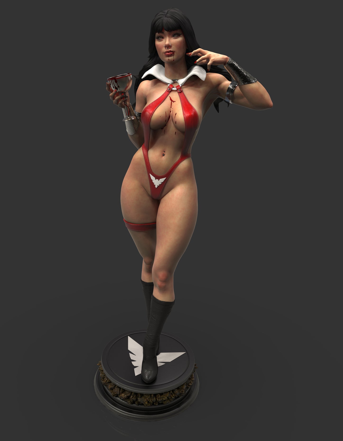 Vampirella V2 - Unassembled and Unpainted - Model Desgined by Abe3d/Dellas