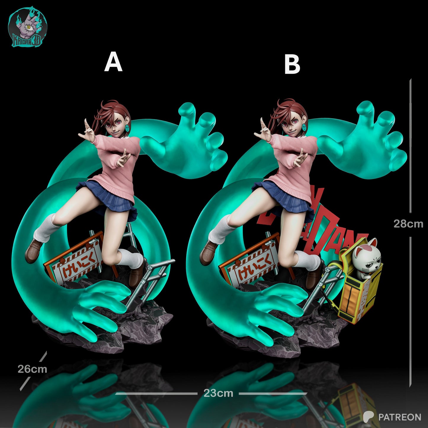 Momo - Unassembled and Unpainted Garage Kit - Model Designed by Kaidan3D