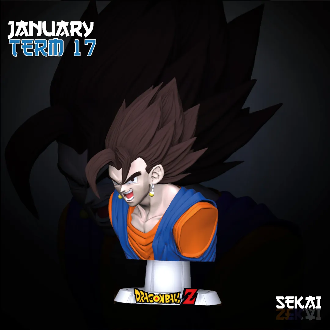 Vegito - Unassembled and Unpainted Garage Kit - Model Designed by Sekai3D