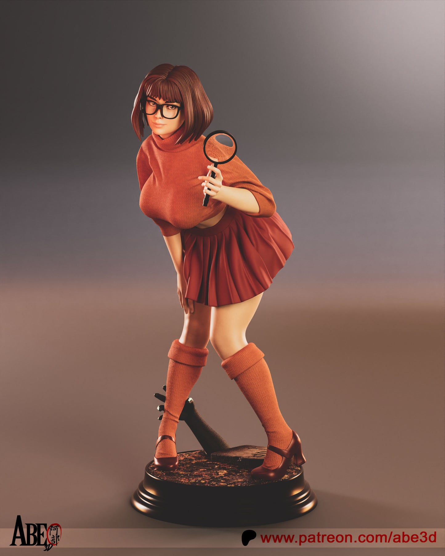 Velma and Daphne - Unassembled and Unpainted Garage Kit - Model Designed by Abe3d
