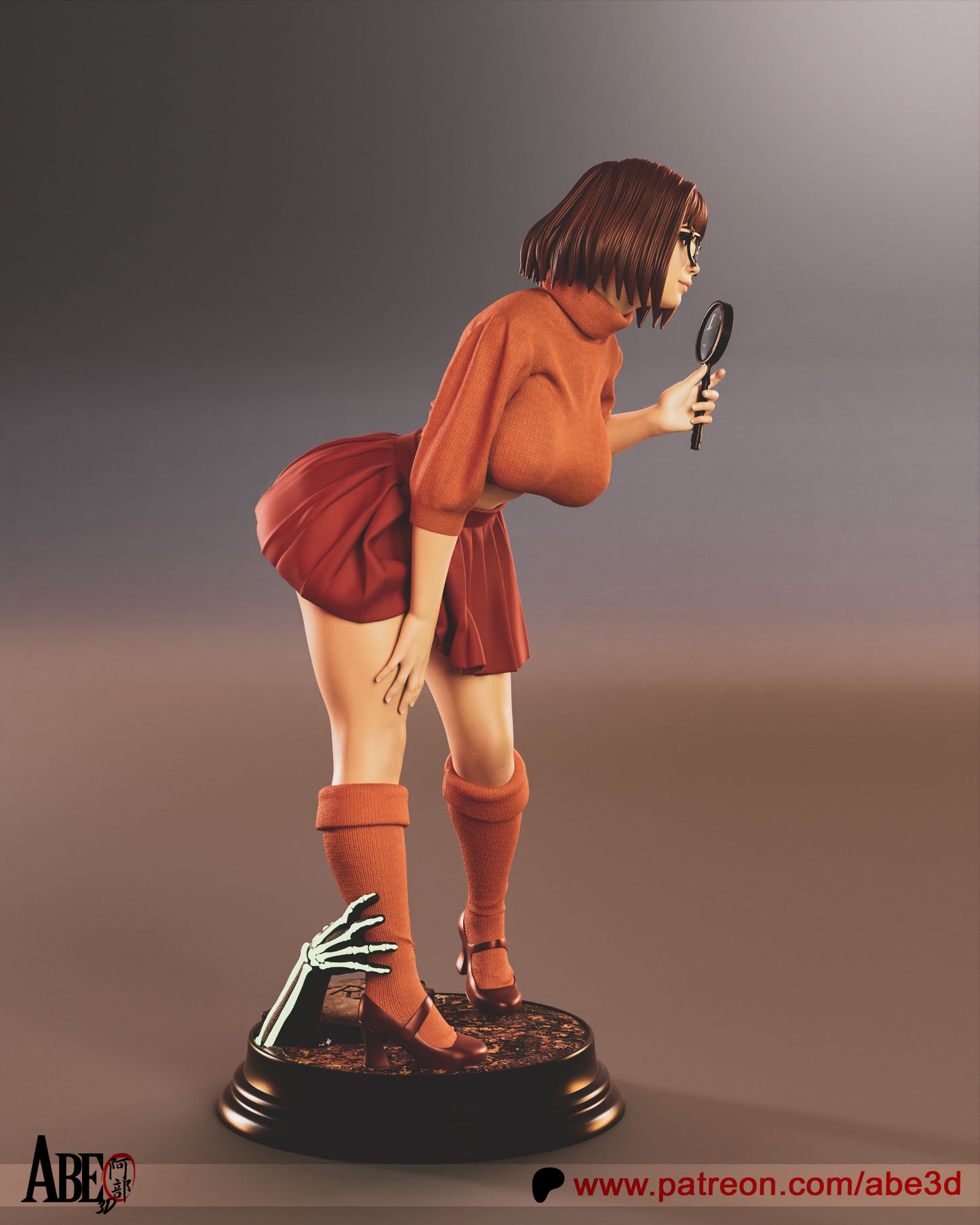 Velma and Daphne - Unassembled and Unpainted Garage Kit - Model Designed by Abe3d
