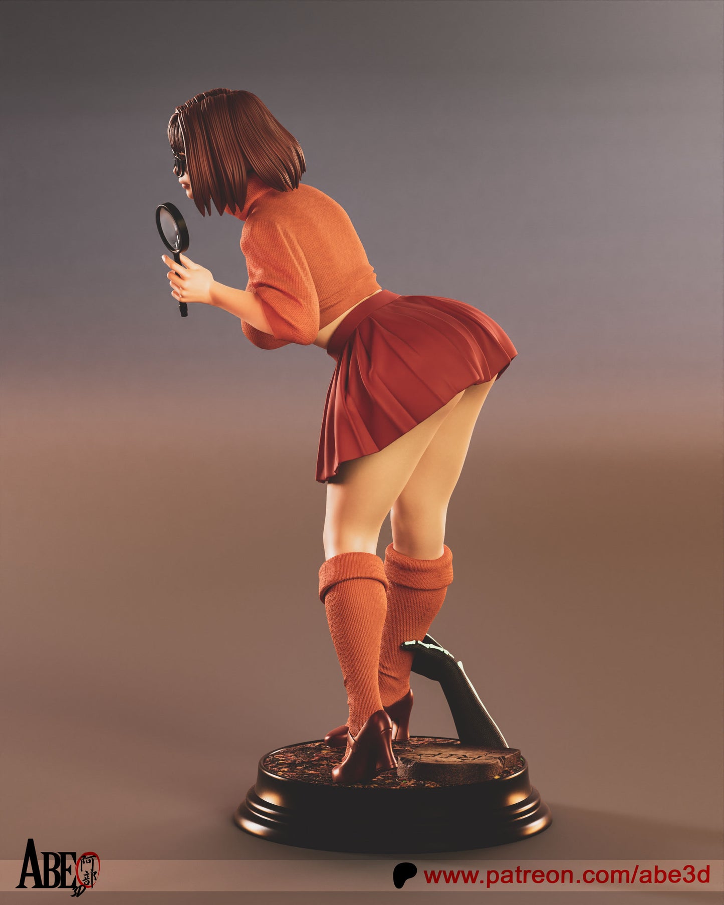Velma and Daphne - Unassembled and Unpainted Garage Kit - Model Designed by Abe3d