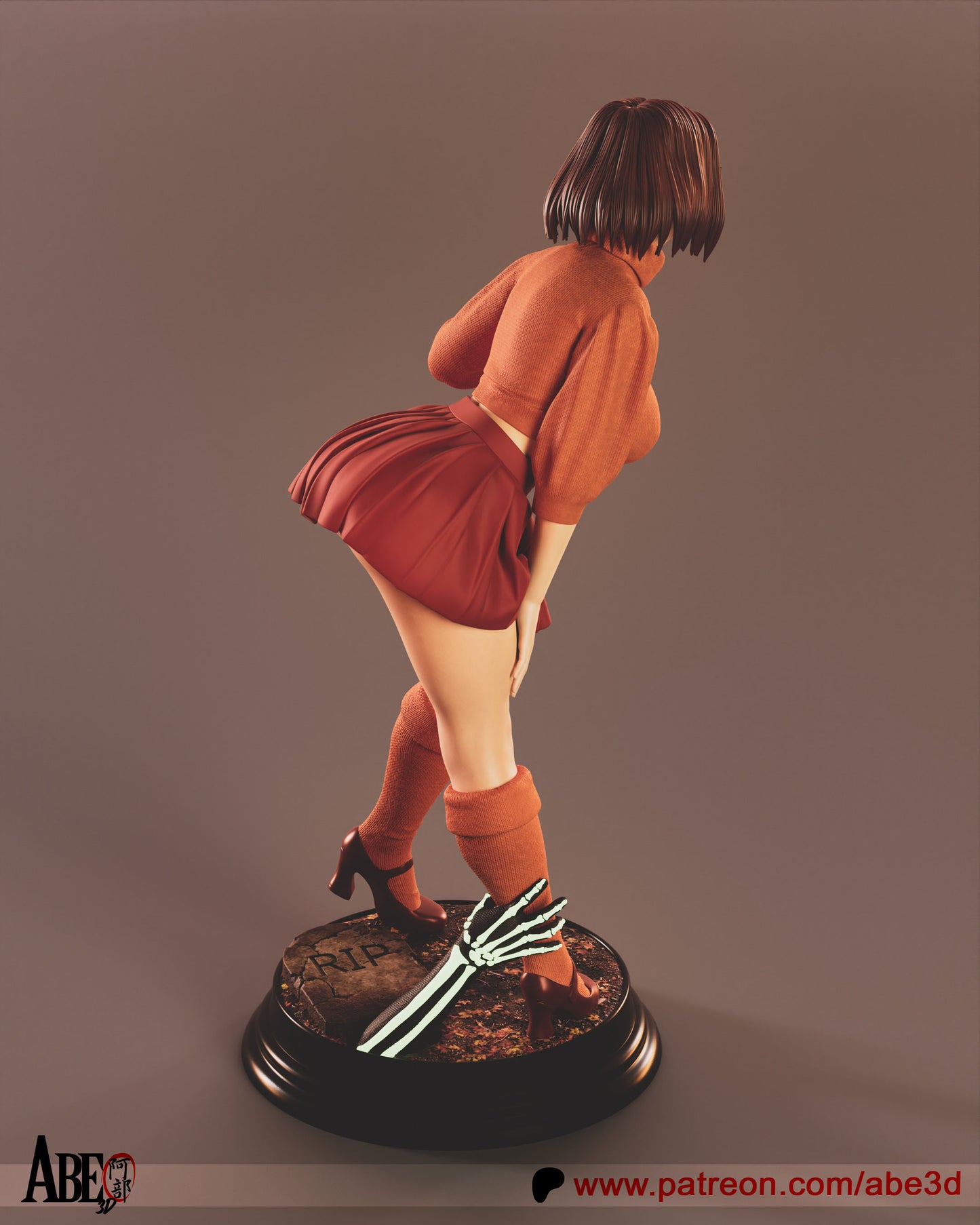 Velma and Daphne - Unassembled and Unpainted Garage Kit - Model Designed by Abe3d