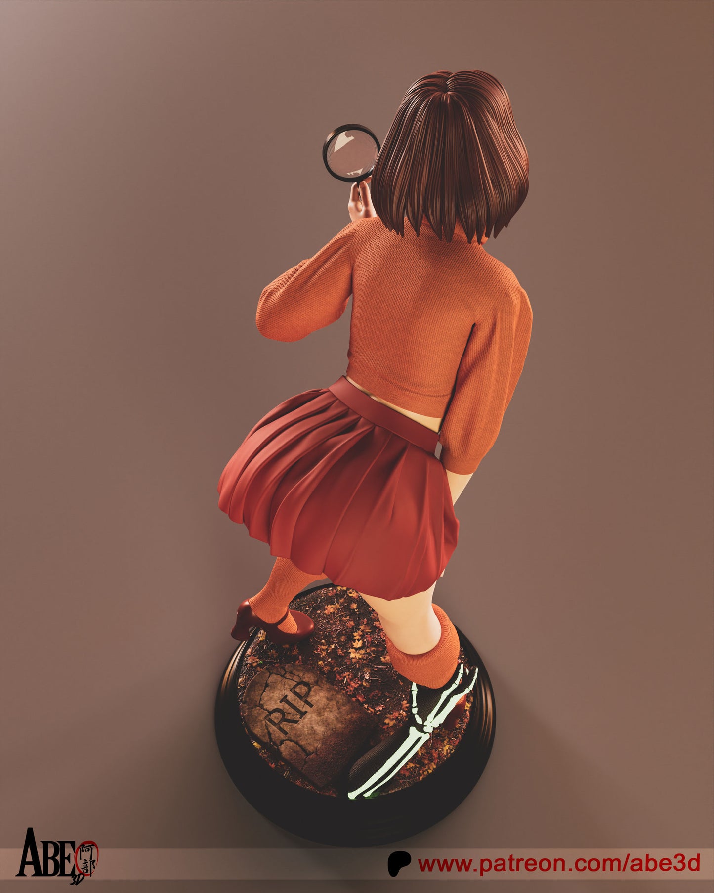 Velma and Daphne - Unassembled and Unpainted Garage Kit - Model Designed by Abe3d