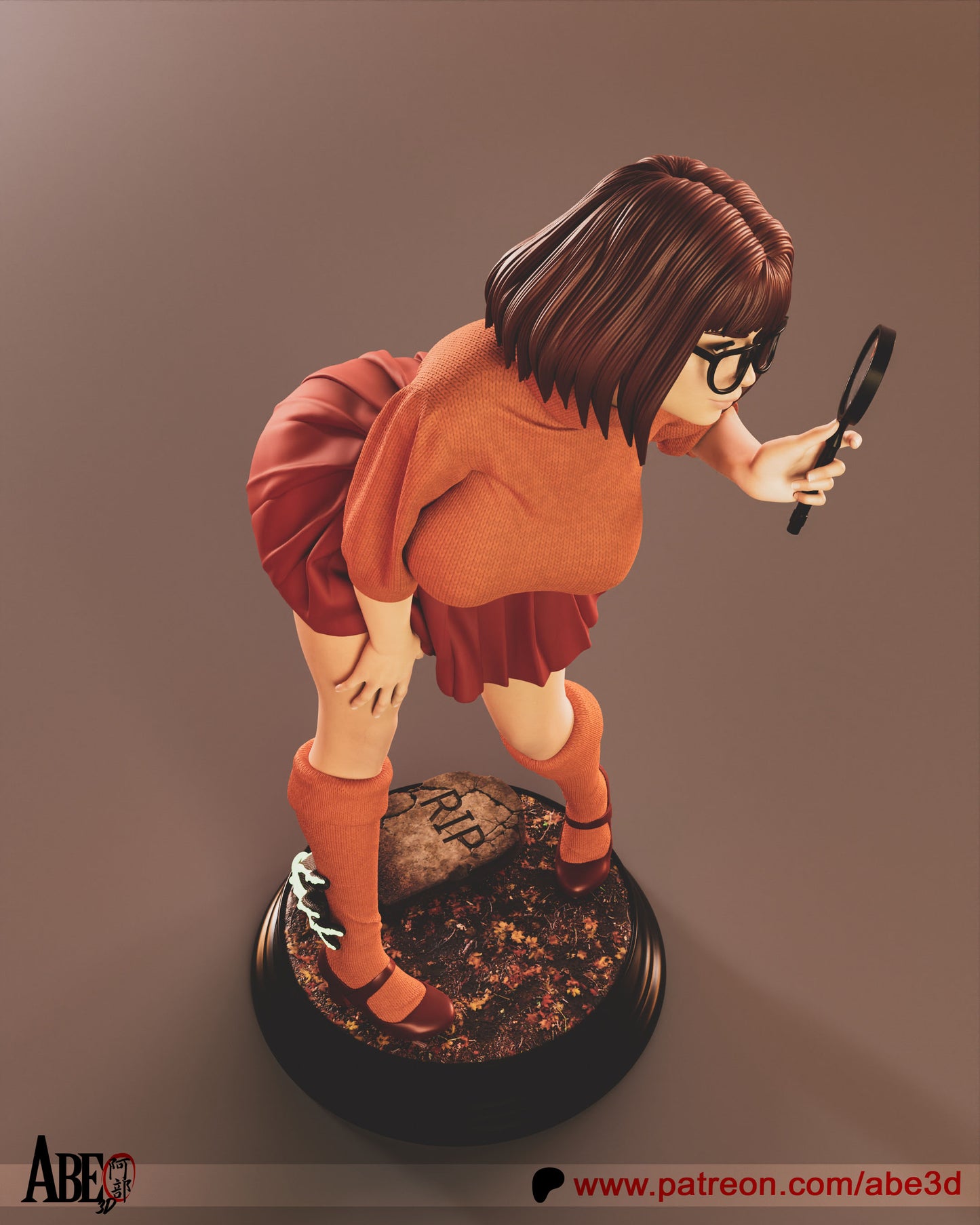Velma and Daphne - Unassembled and Unpainted Garage Kit - Model Designed by Abe3d