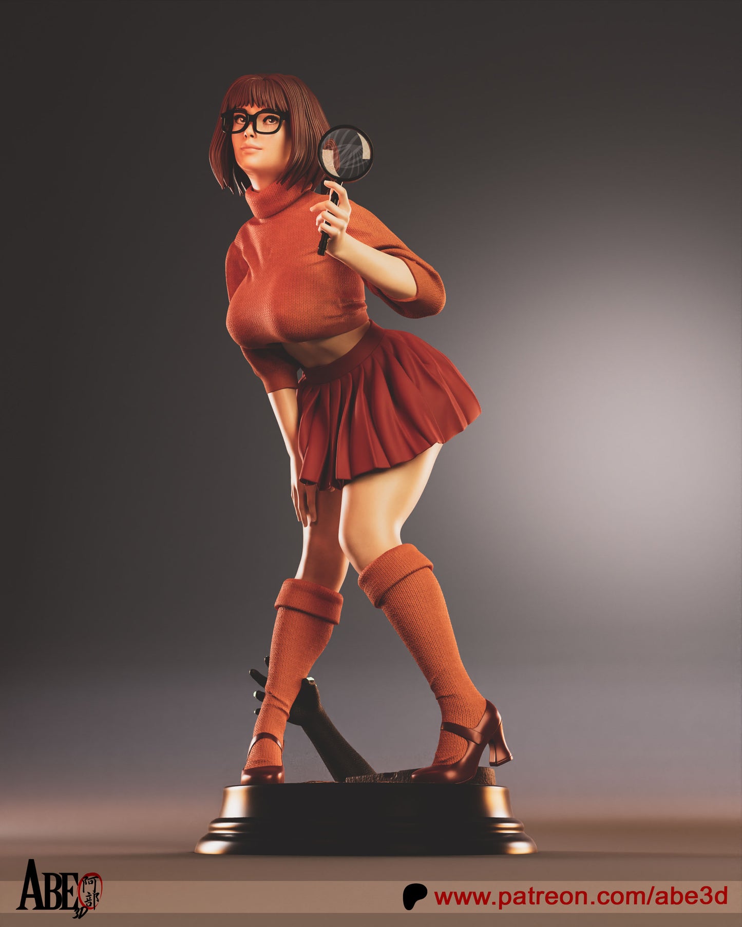 Velma and Daphne - Unassembled and Unpainted Garage Kit - Model Designed by Abe3d