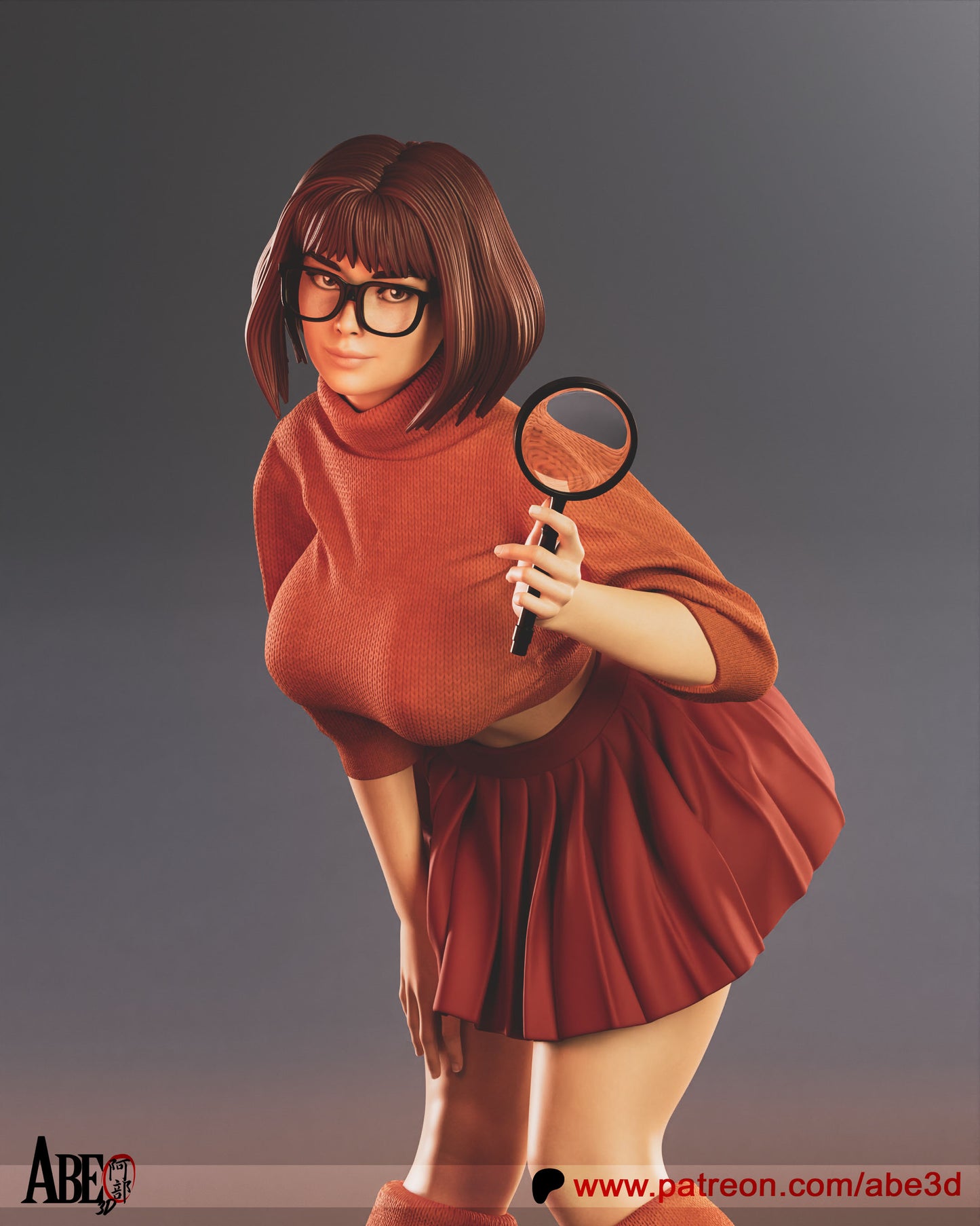 Velma and Daphne - Unassembled and Unpainted Garage Kit - Model Designed by Abe3d