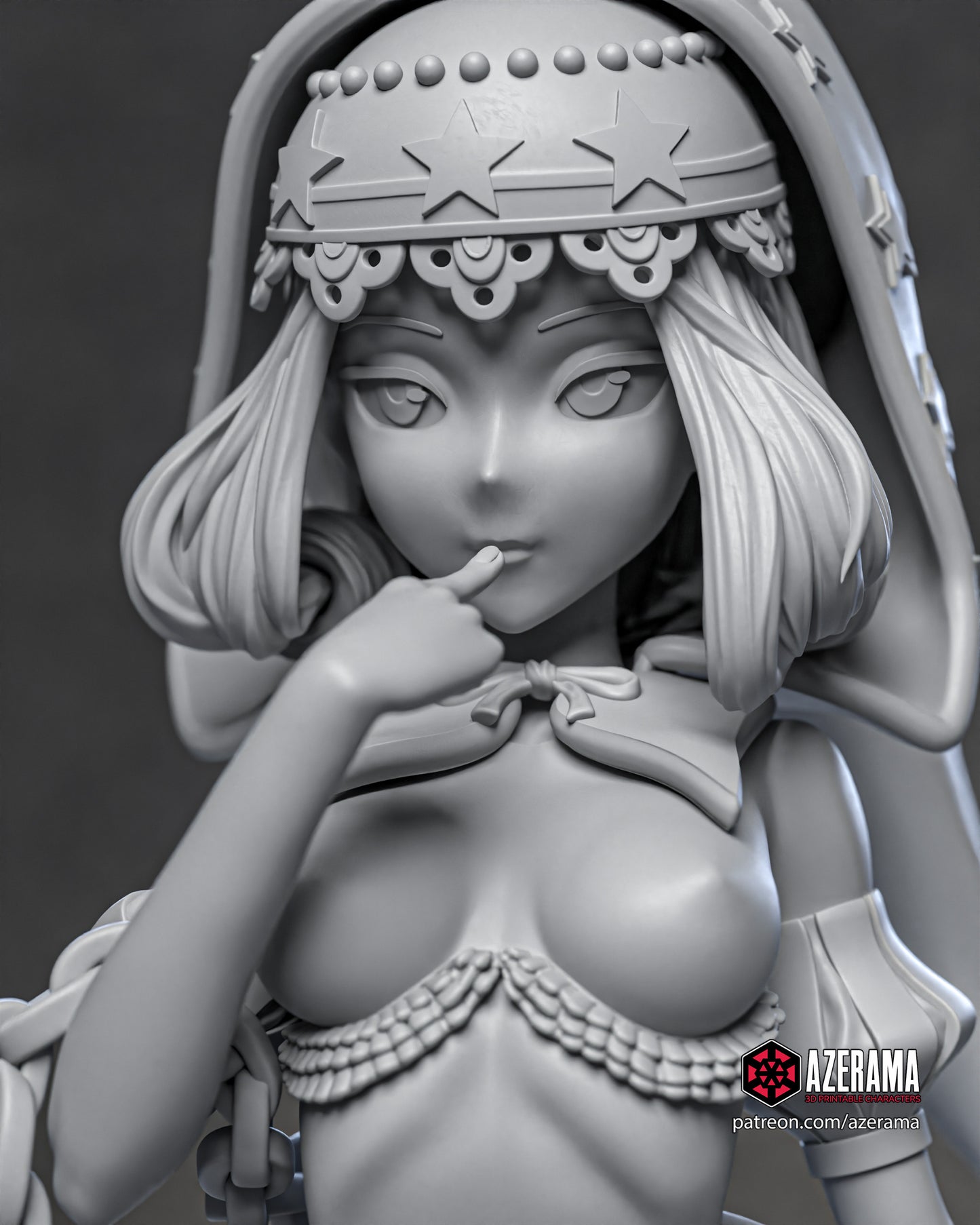 Velvet - Unassembled and Unpainted Garage Kit - Model Designed by Azerama
