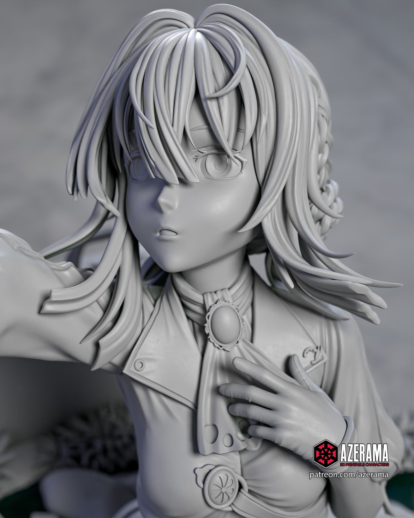 Violet - Unassembled and Unpainted Garage Kit - Model Designed by Azerama