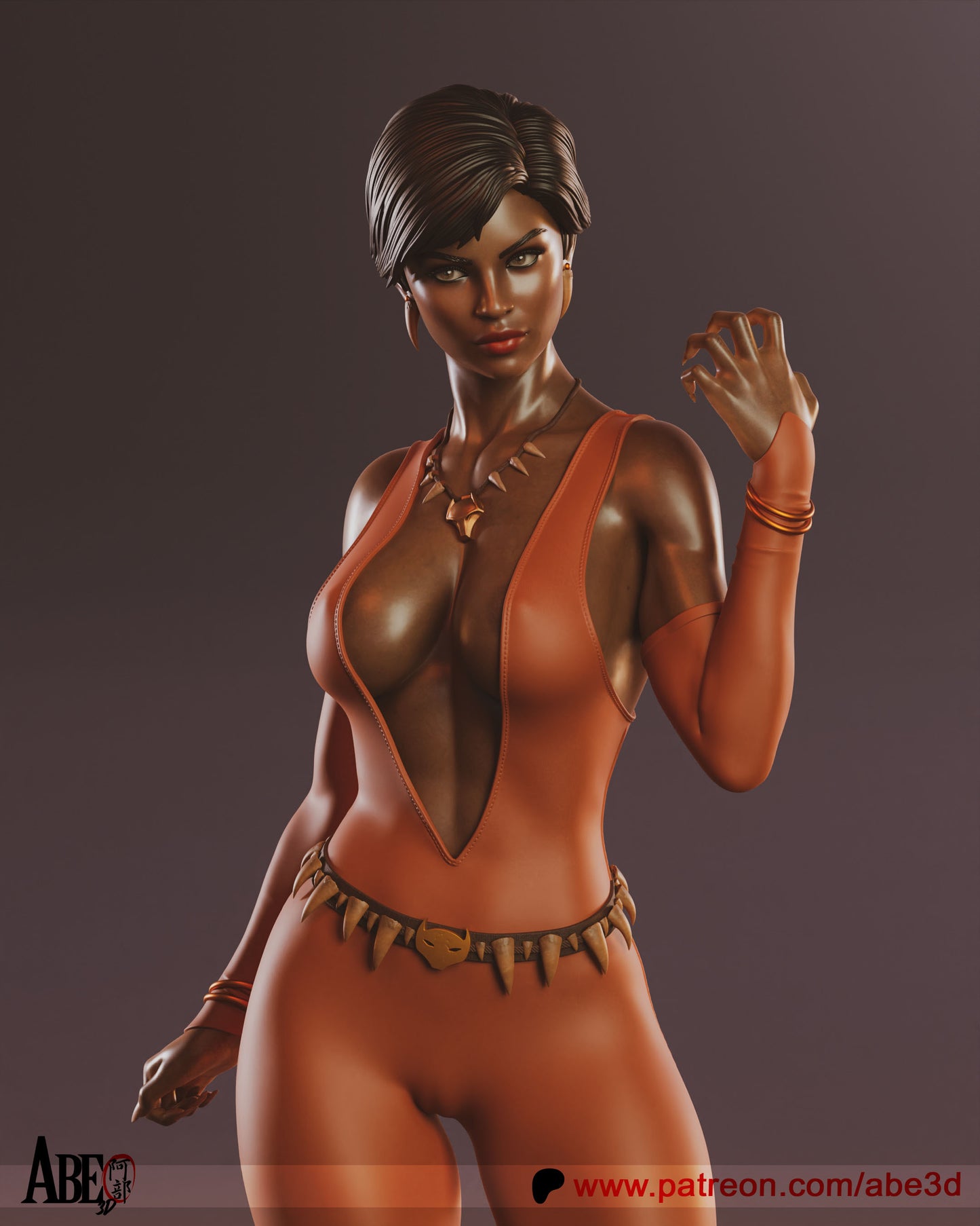 Vixen - Unassembled and Unpainted Garage Kit - Model Designed by Abe3D