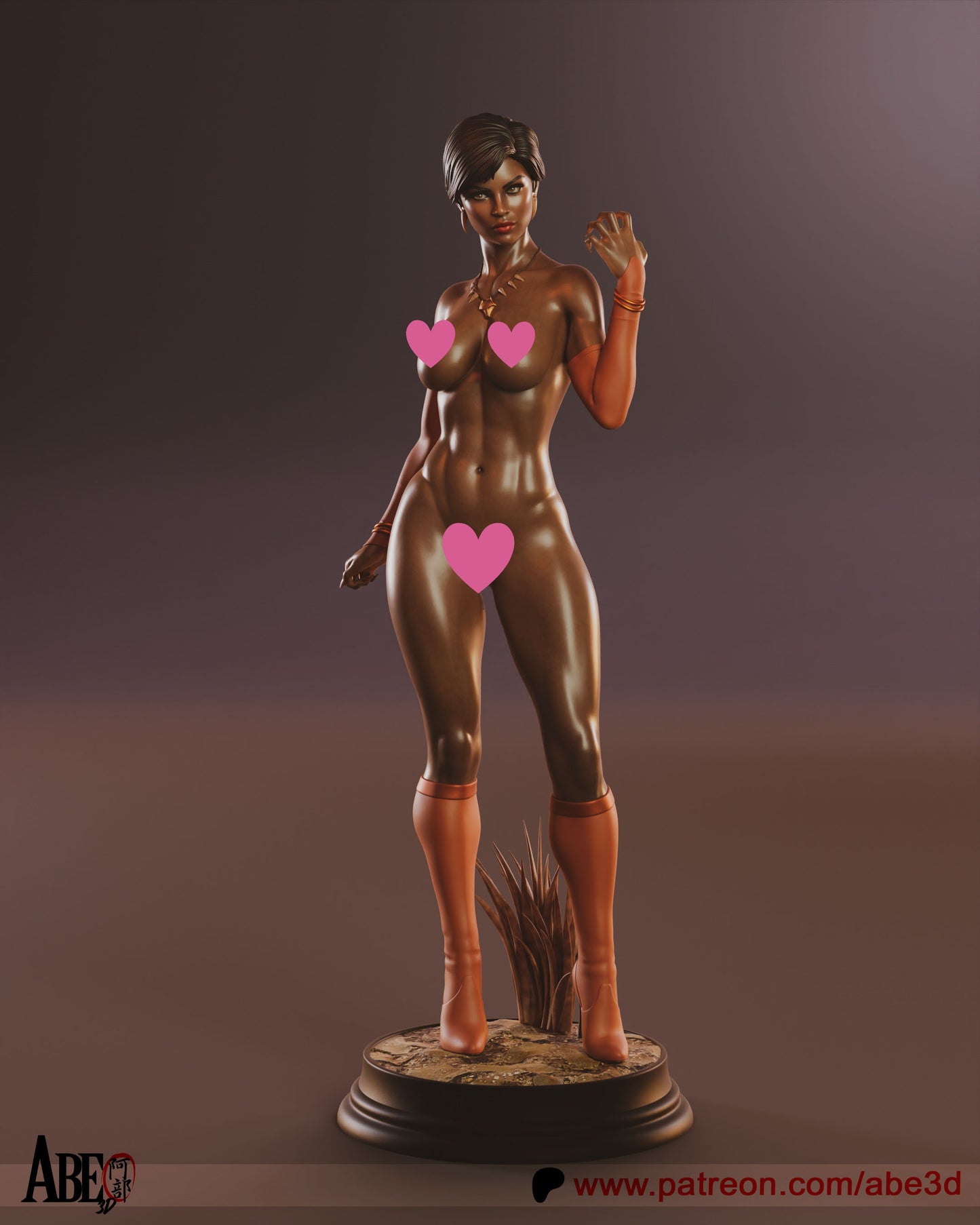Vixen NSFW - Unassembled and Unpainted Garage Kit - Model Designed by Abe3D