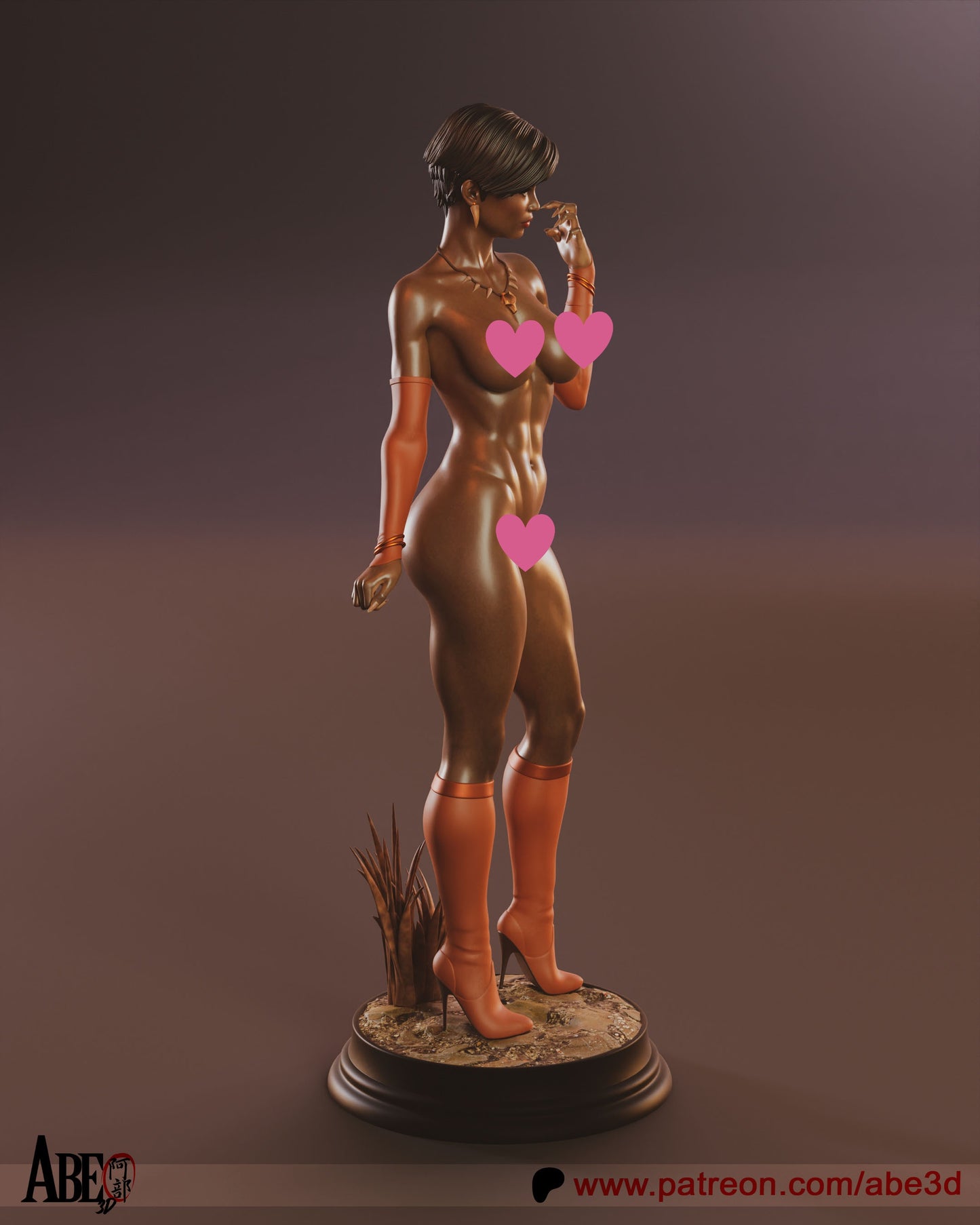 Vixen NSFW - Unassembled and Unpainted Garage Kit - Model Designed by Abe3D